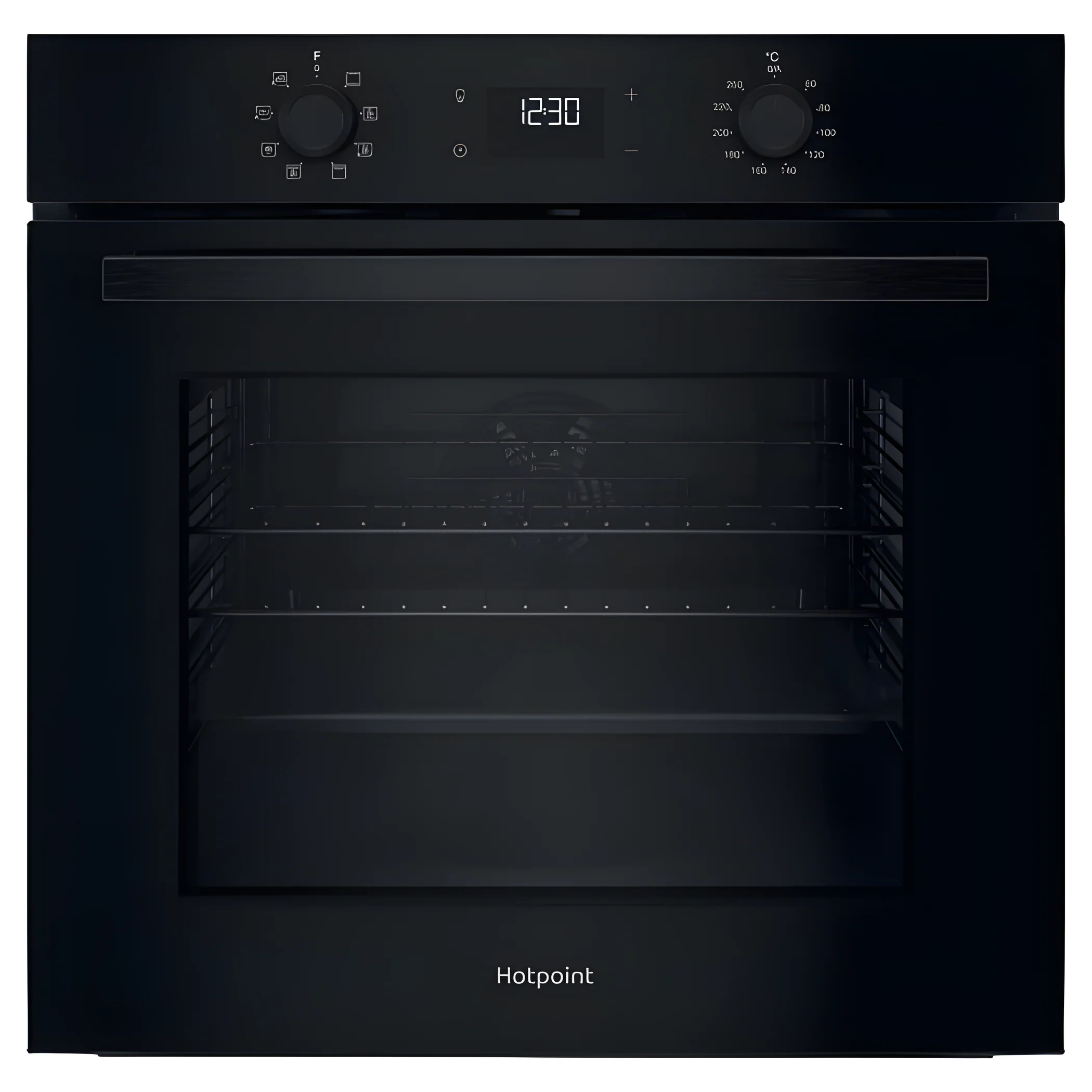 Hotpoint HO 455C B UK- Black Single Oven - 71L - A Energy Rating