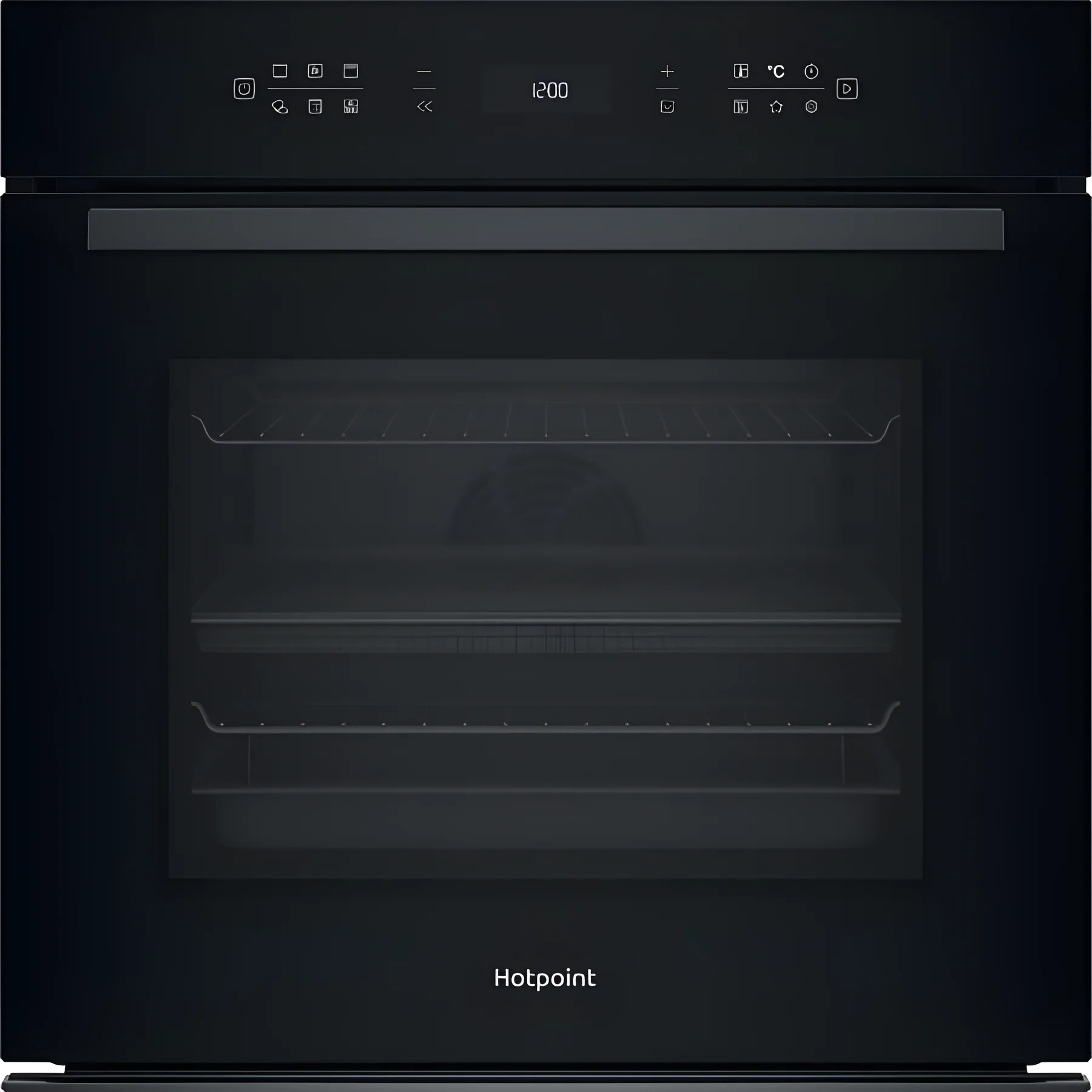 Hotpoint HOI68CT0SBUK - Black Built-In Single Oven - 73L - A+ Energy