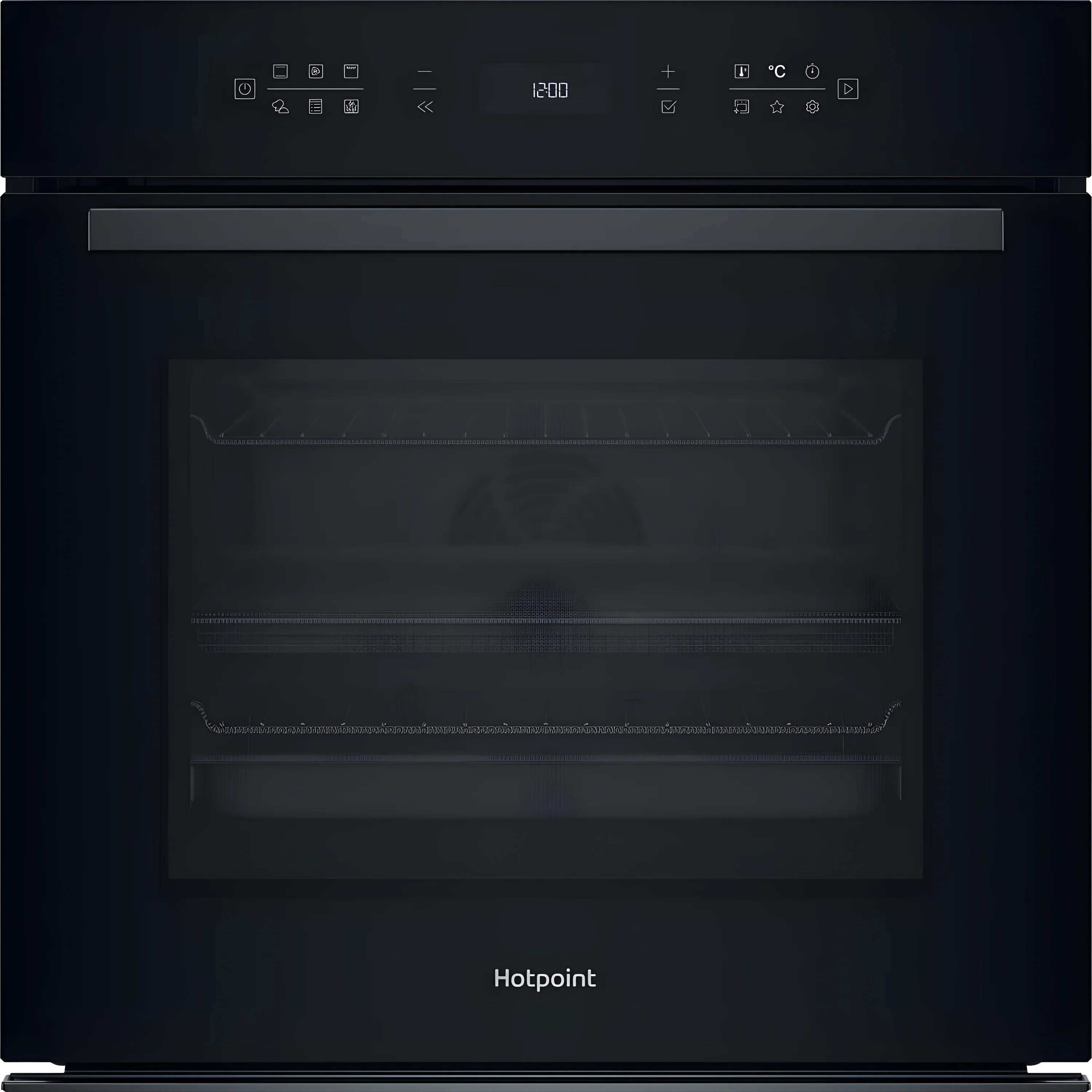 Hotpoint HOI68PT1SBUK - Black Built-In Single Oven - 73L - A+ Energy
