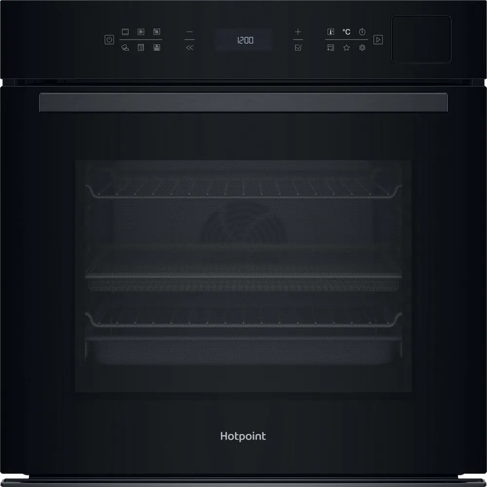 Hotpoint HOI6A8PT1SBUK - Black Single Oven - 73L - A+ Energy