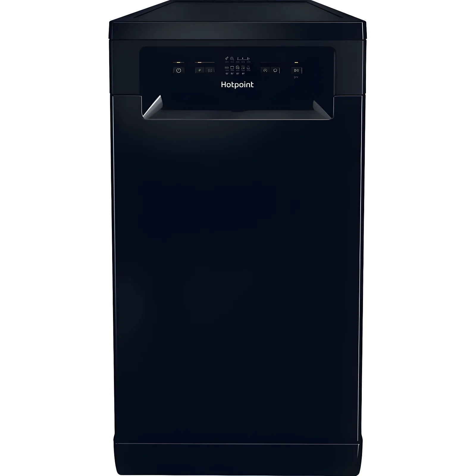 Hotpoint HP2FD10CS90BUK - Black Freestanding Slimline Dishwasher - 10 Place Settings - D Energy