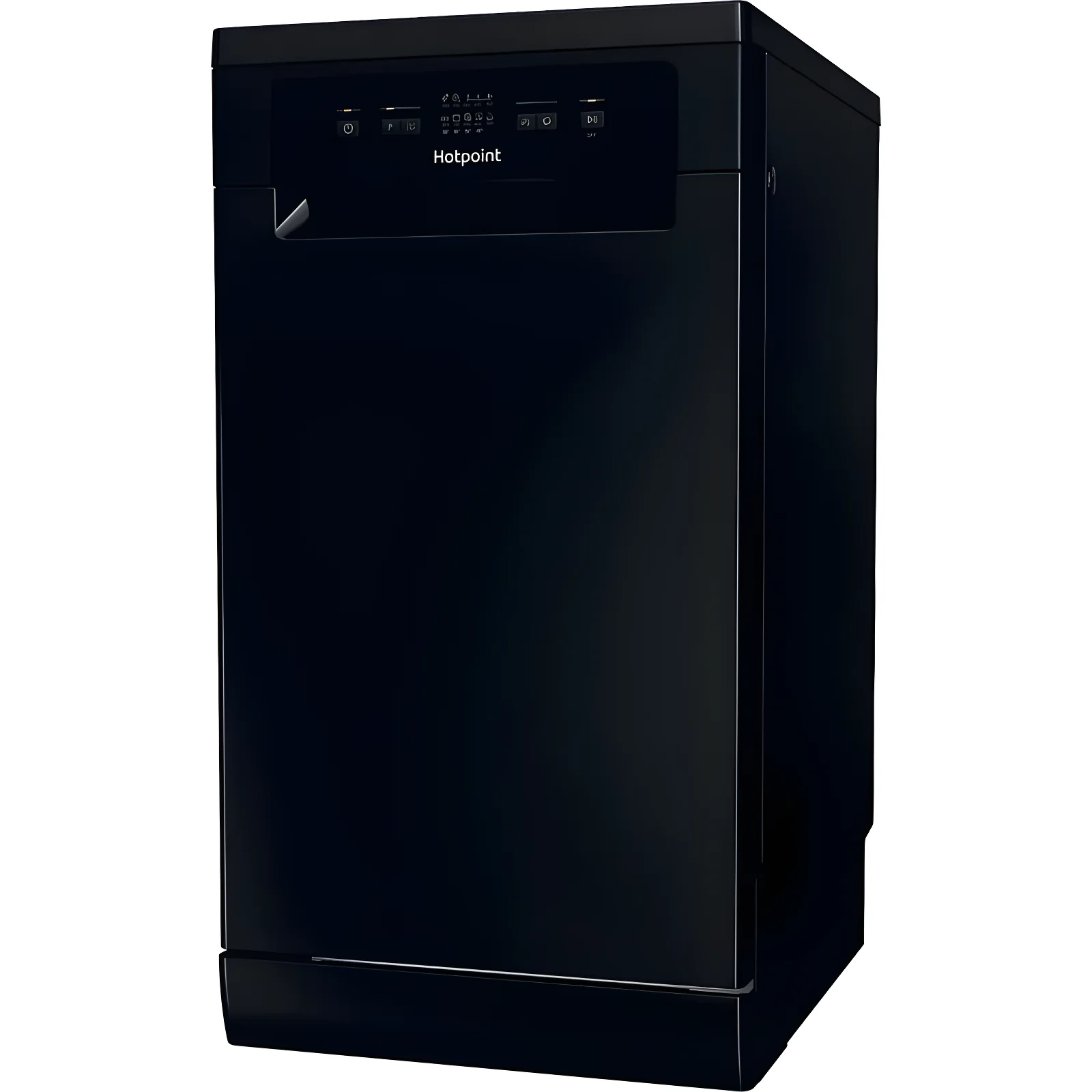 Hotpoint HP2FD10CS90BUK - Black Freestanding Slimline Dishwasher - 10 Place Settings - D Energy - Image 2