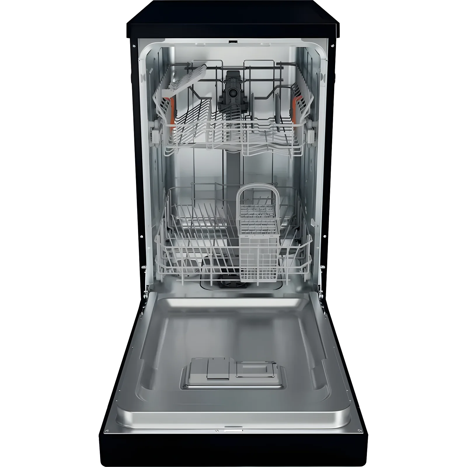 Hotpoint HP2FD10CS90BUK - Black Freestanding Slimline Dishwasher - 10 Place Settings - D Energy - Image 3