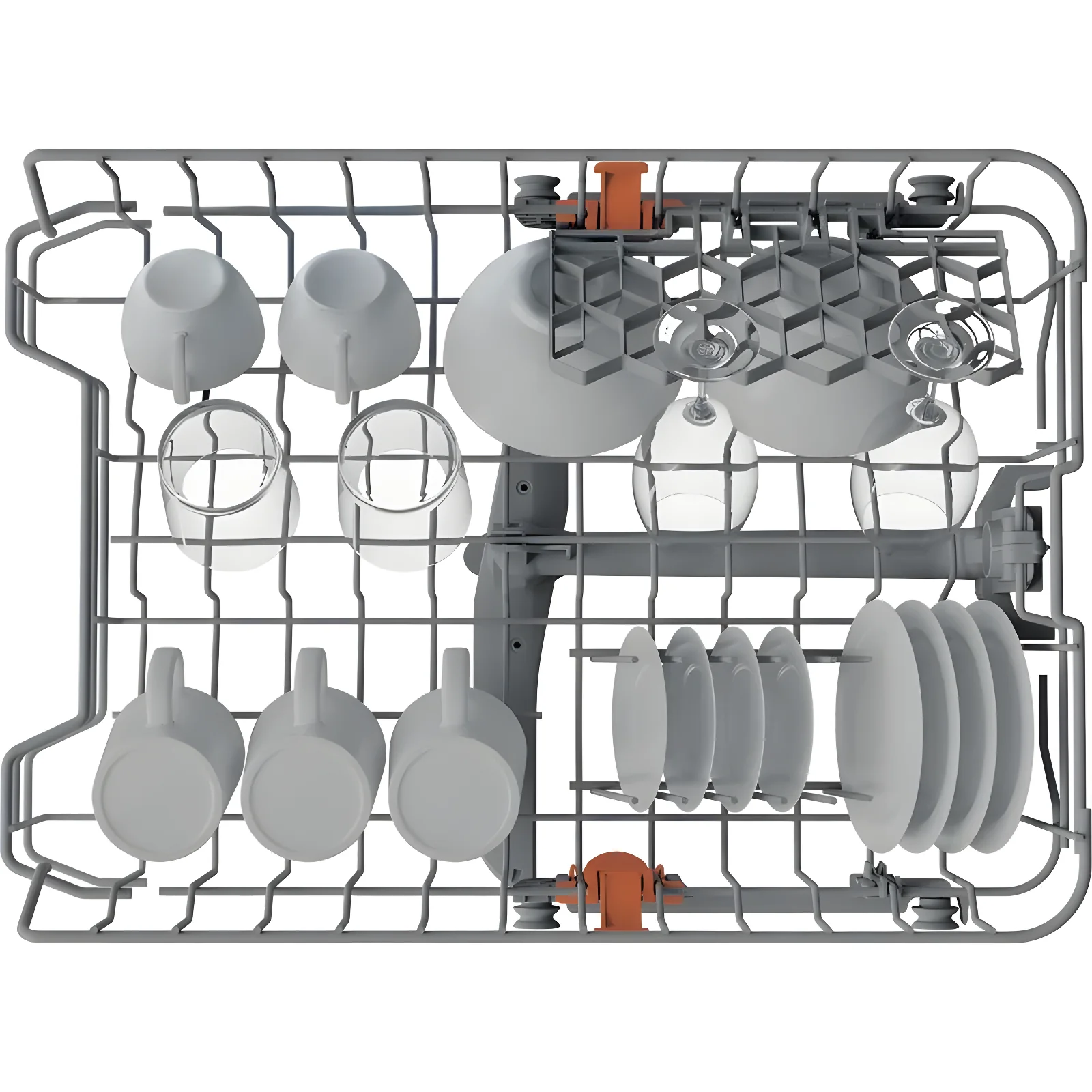 Hotpoint HP2FD10CS90WUK - White Freestanding Slimline Dishwasher - 10 Place Settings - D Energy - Image 5