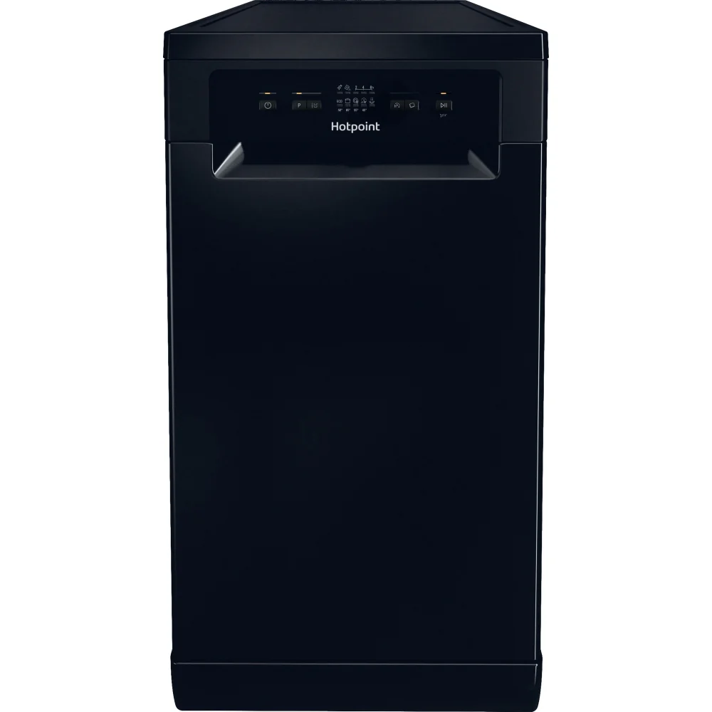 Hotpoint HP2FE10CS90BUK - Black 10 Place Setting Slimline Dishwasher - E Energy Rating