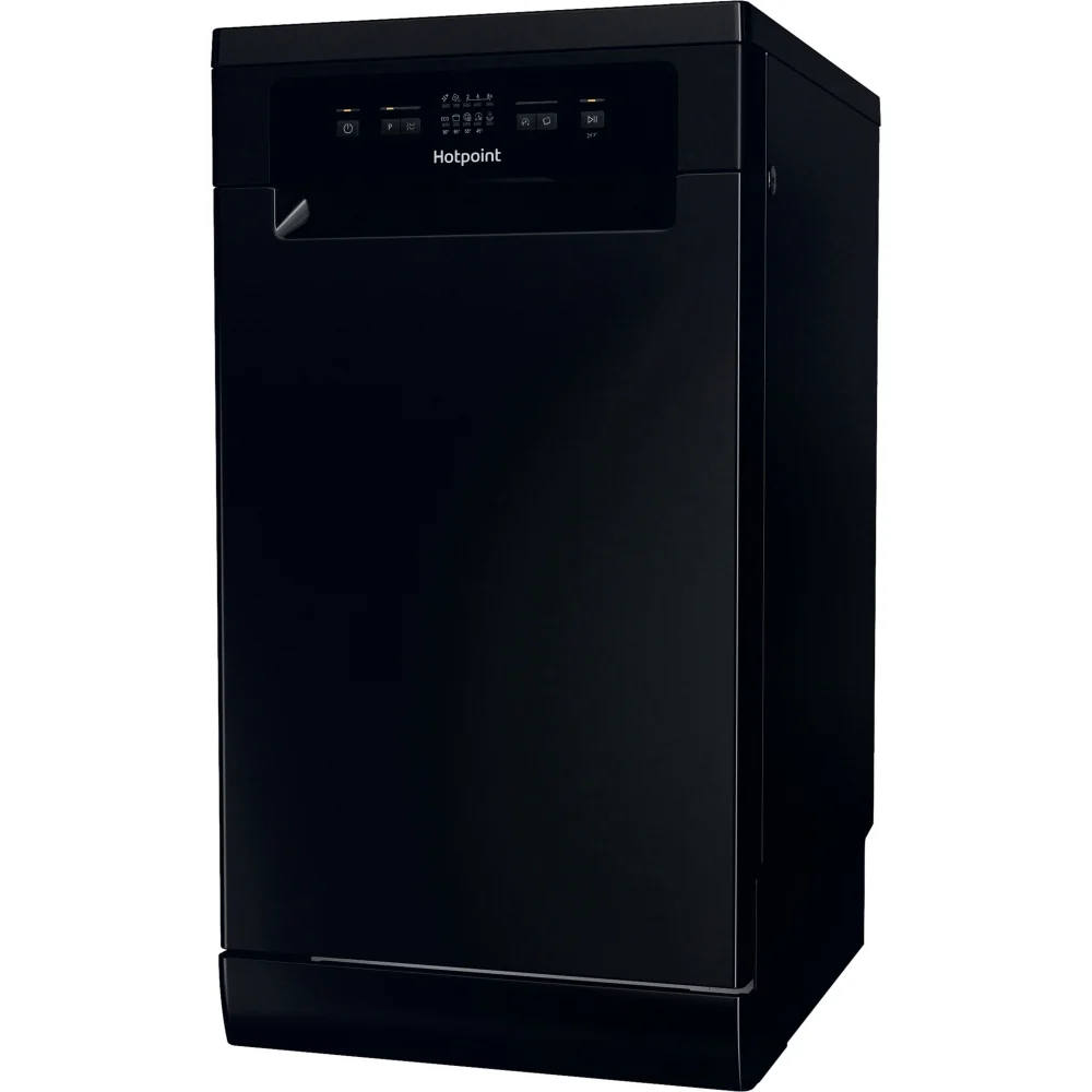 Hotpoint HP2FE10CS90BUK - Black 10 Place Setting Slimline Dishwasher - E Energy Rating - Image 3