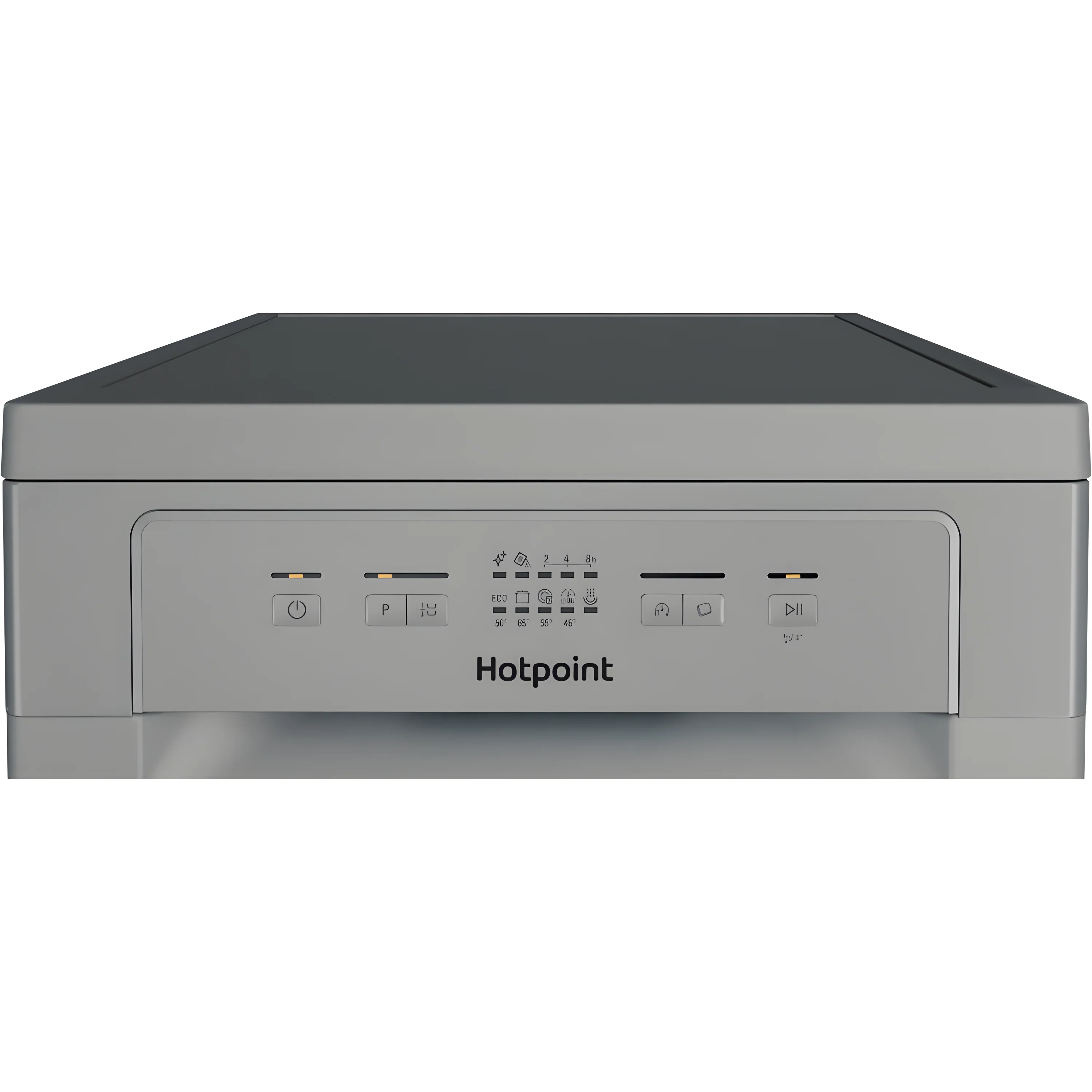 Hotpoint HP2FE10CS90SUK - Silver 10 Place Setting Slimline Dishwasher - 49dB - E Energy Rating - Image 4