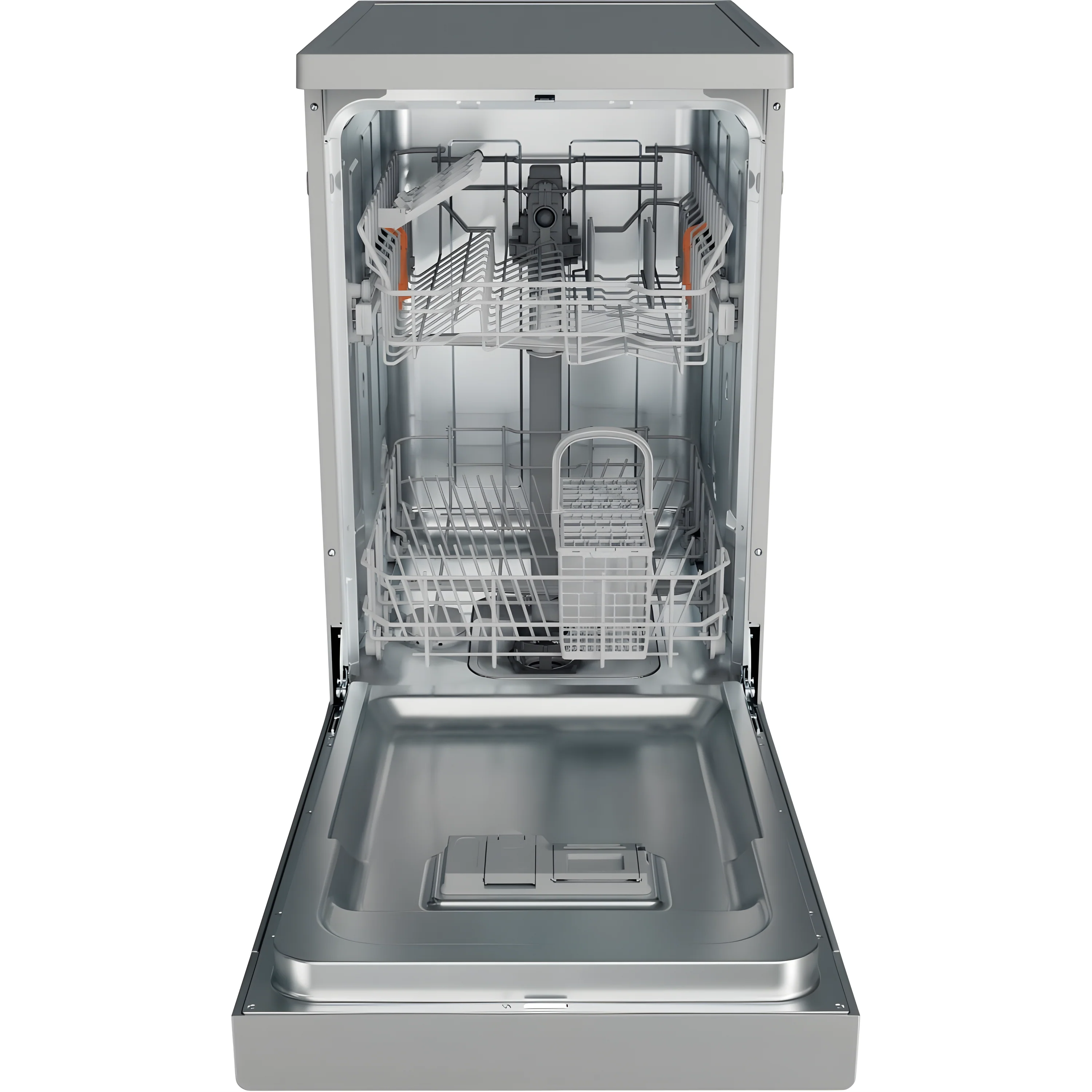 Hotpoint HP2FE10CS90SUK - Silver 10 Place Setting Slimline Dishwasher - 49dB - E Energy Rating - Image 5