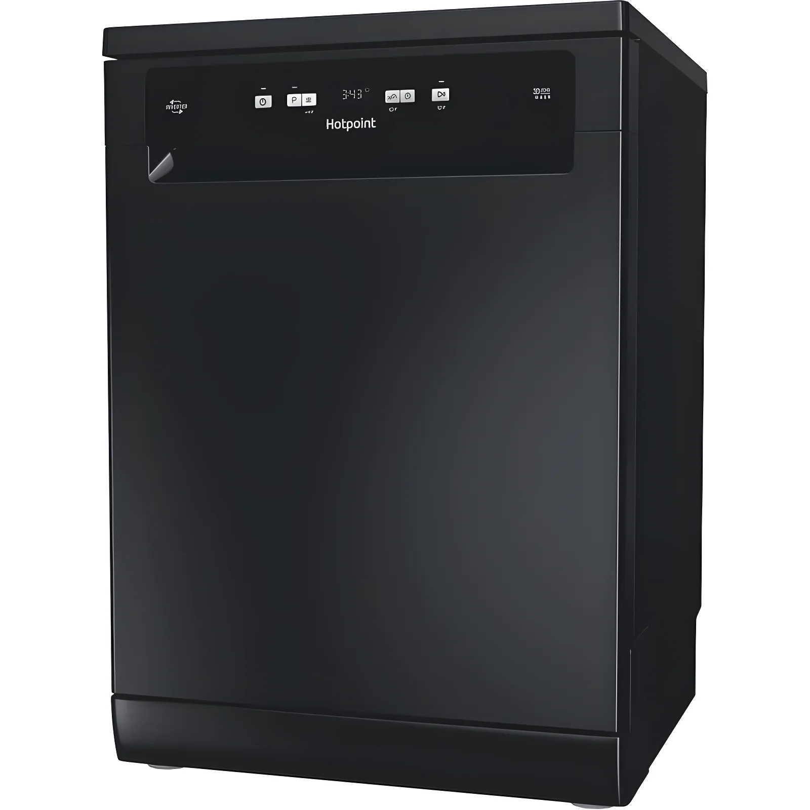 Hotpoint HP2FFC14BN6BUK - Black Freestanding Dishwasher - 14 Place Settings - C Energy - Image 2