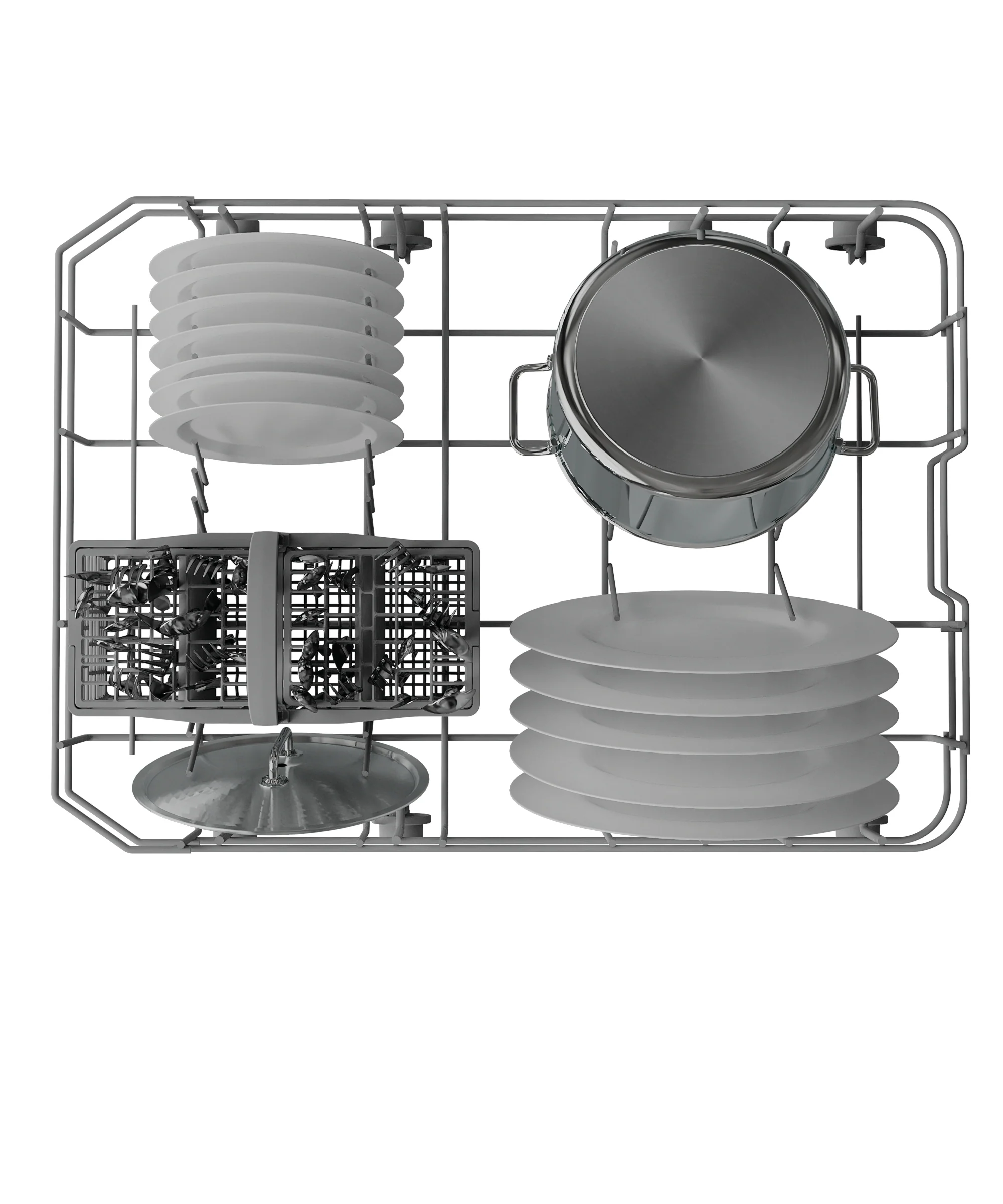 Hotpoint HP2ID10CS80UK - White Slimline Integrated Dishwasher - 10 Place Settings - D Energy - Image 4