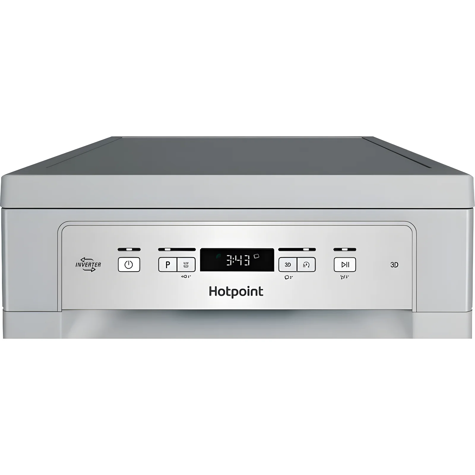 Hotpoint HP3FC10BS7A0SUK - Silver Freestanding Slimline Dishwasher - 10 Place Settings - C Energy - Image 5