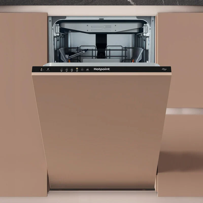 Hotpoint HP4ID11CS80UK - Slimline Built-In Dishwasher - 10 Place Settings - D Energy