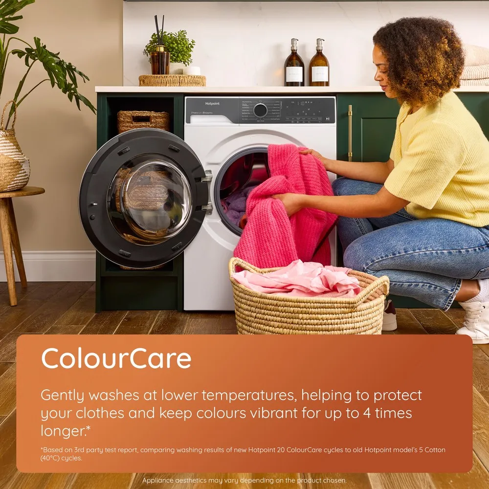 Hotpoint HPD 9693B CARE UK - Piano Black 9KG/6KG Washer Dryer - A Energy - Image 10
