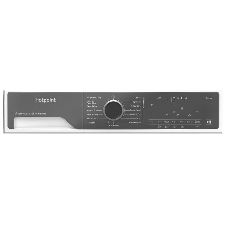 Hotpoint HPD 1093 CARE UK - White 10KG/6KG Washer Dryer - 1400 RPM - C energy - Image 4