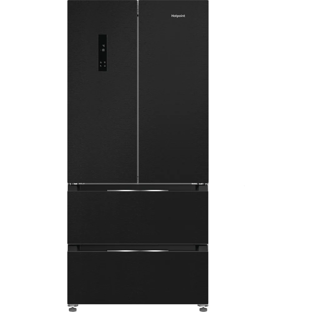 Hotpoint HPG2 6513 XK5E - Black American Fridge Freezer - 615L - D Energy