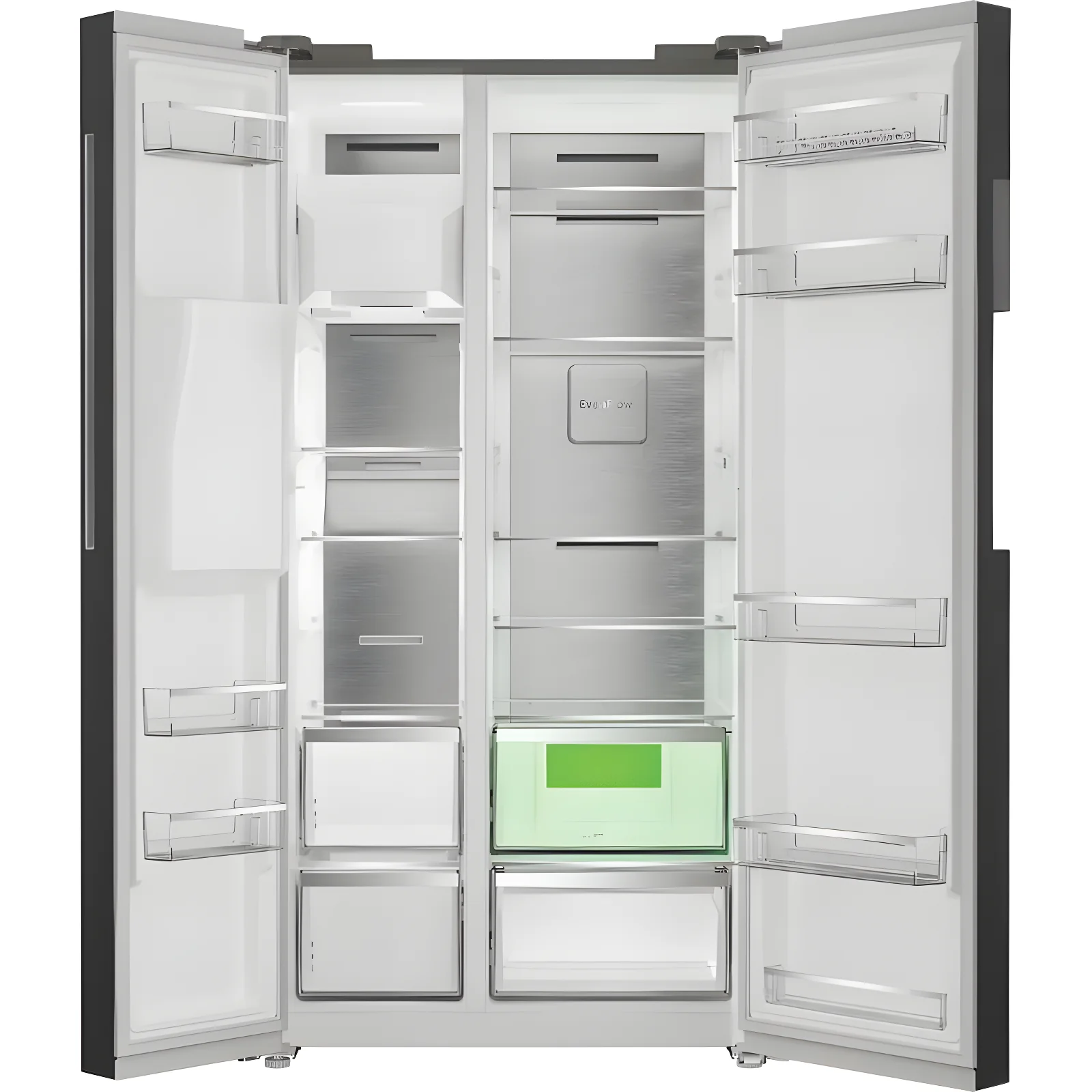 Hotpoint HPG2 9643IB XR4UK - Black Steel American Fridge Freezer - Garage Safe - Dual No Frost - E Energy - Image 3