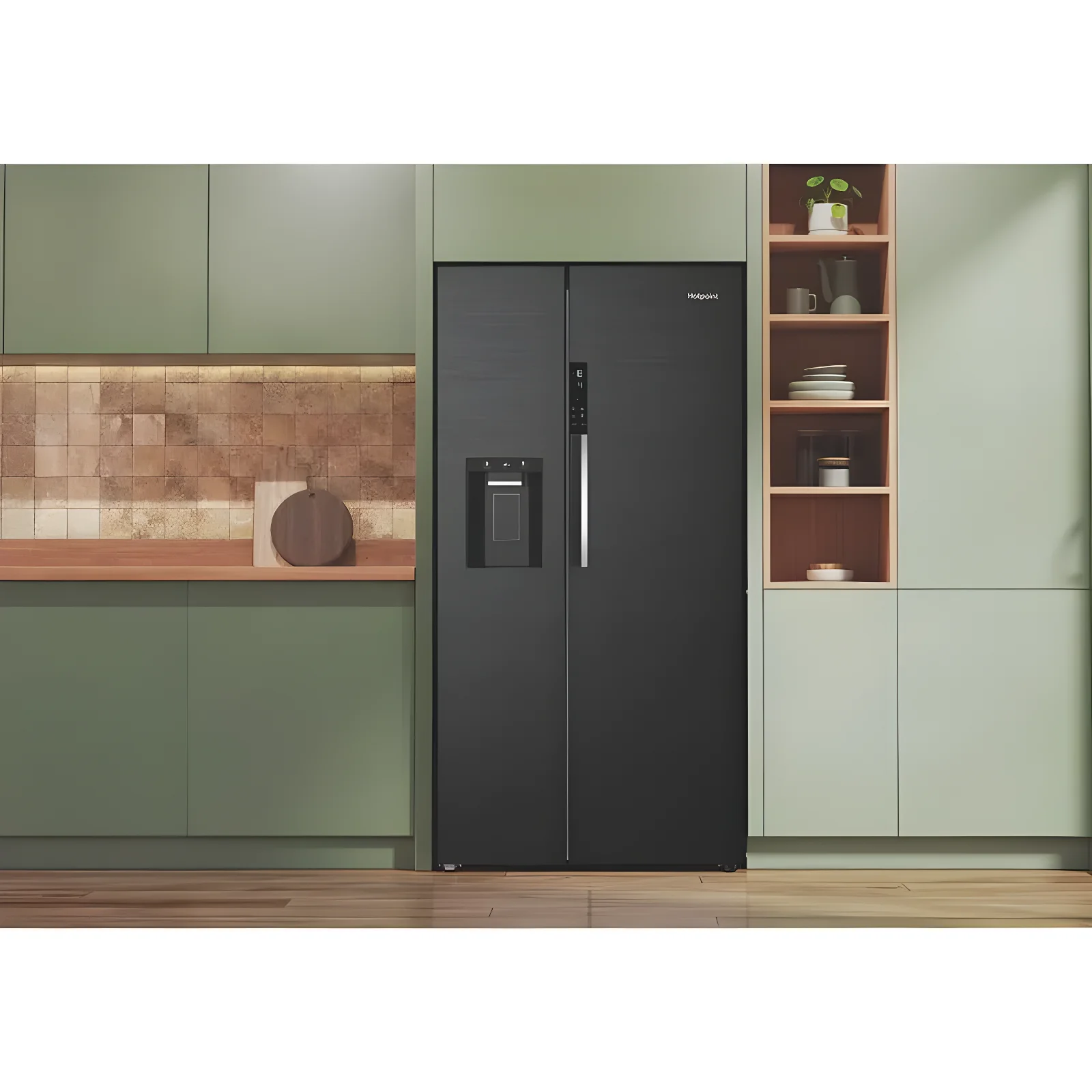 Hotpoint HPG2 9643IB XR4UK - Black Steel American Fridge Freezer - Garage Safe - Dual No Frost - E Energy - Image 4