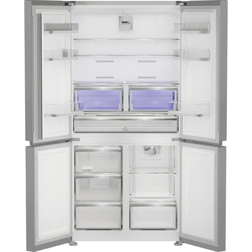 Hotpoint HPGF 6544 X4UK - Brushed Steel American Fridge Freezer - 572L - E Rating - Image 3