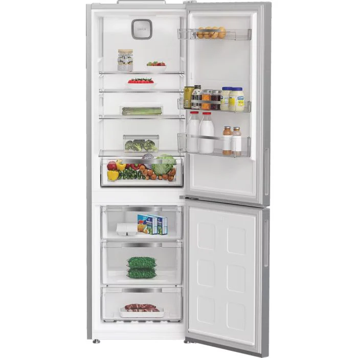 Hotpoint HPK 26362 XP5UK - Silver Inox 60/40 Fridge Freezer - 316L Capacity - D Energy Rating - Image 2