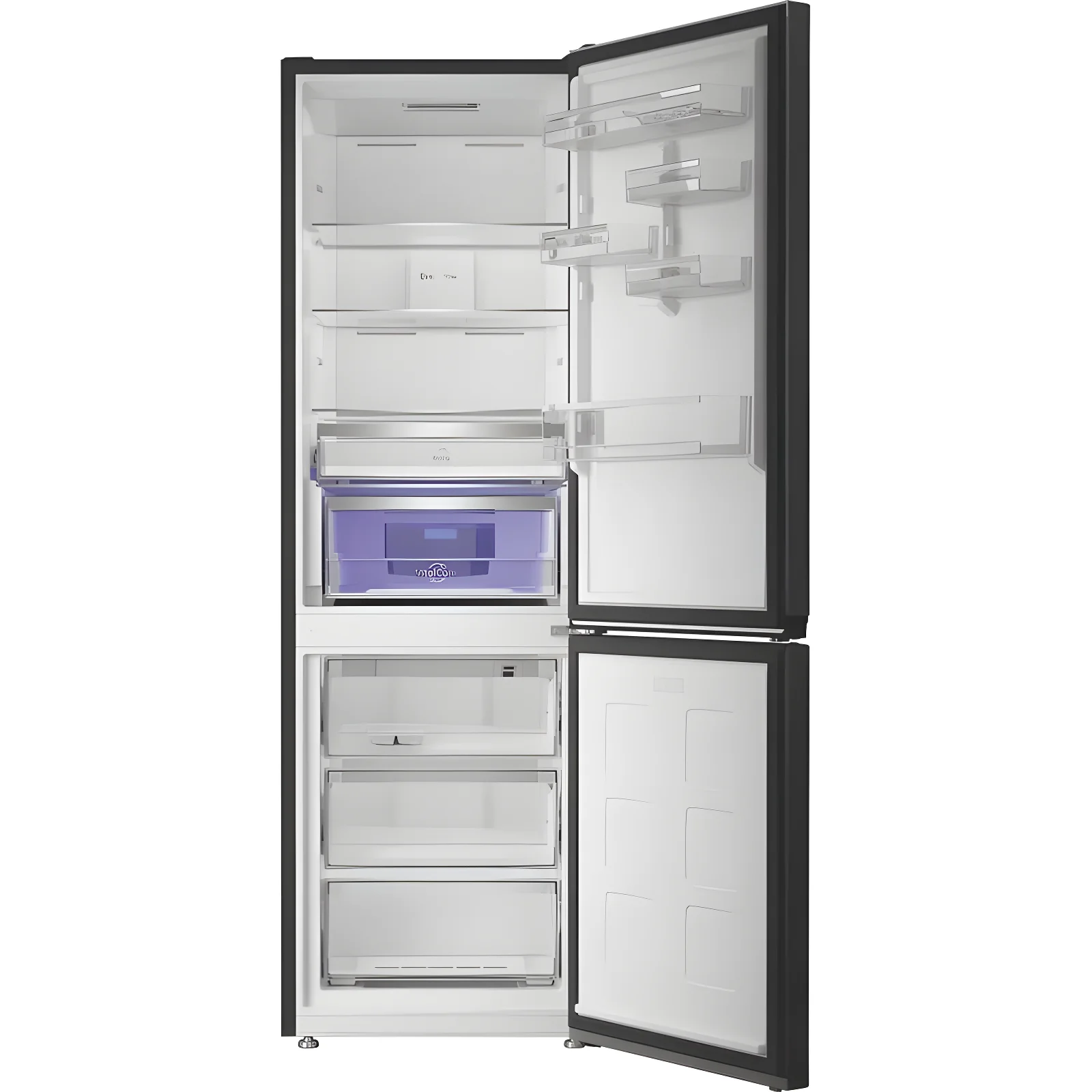 Hotpoint HPK 26372 XR5UKE11 - Grey Fridge Freezer - Garage Safe - D Energy - Image 3