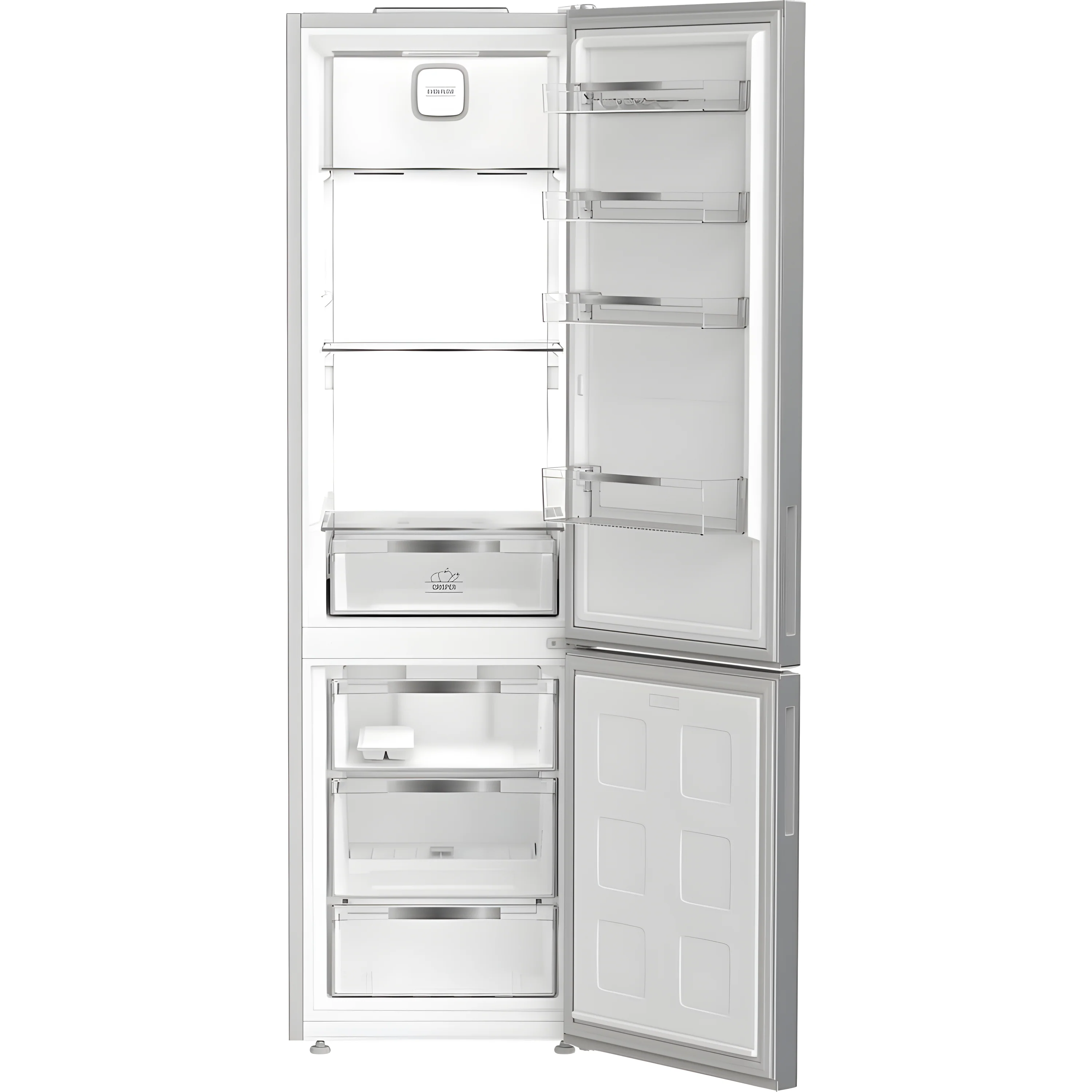 Hotpoint HPK 26402 XP4UK - Grey Fridge Freezer - 355L - Dual No Frost - E energy - Image 3