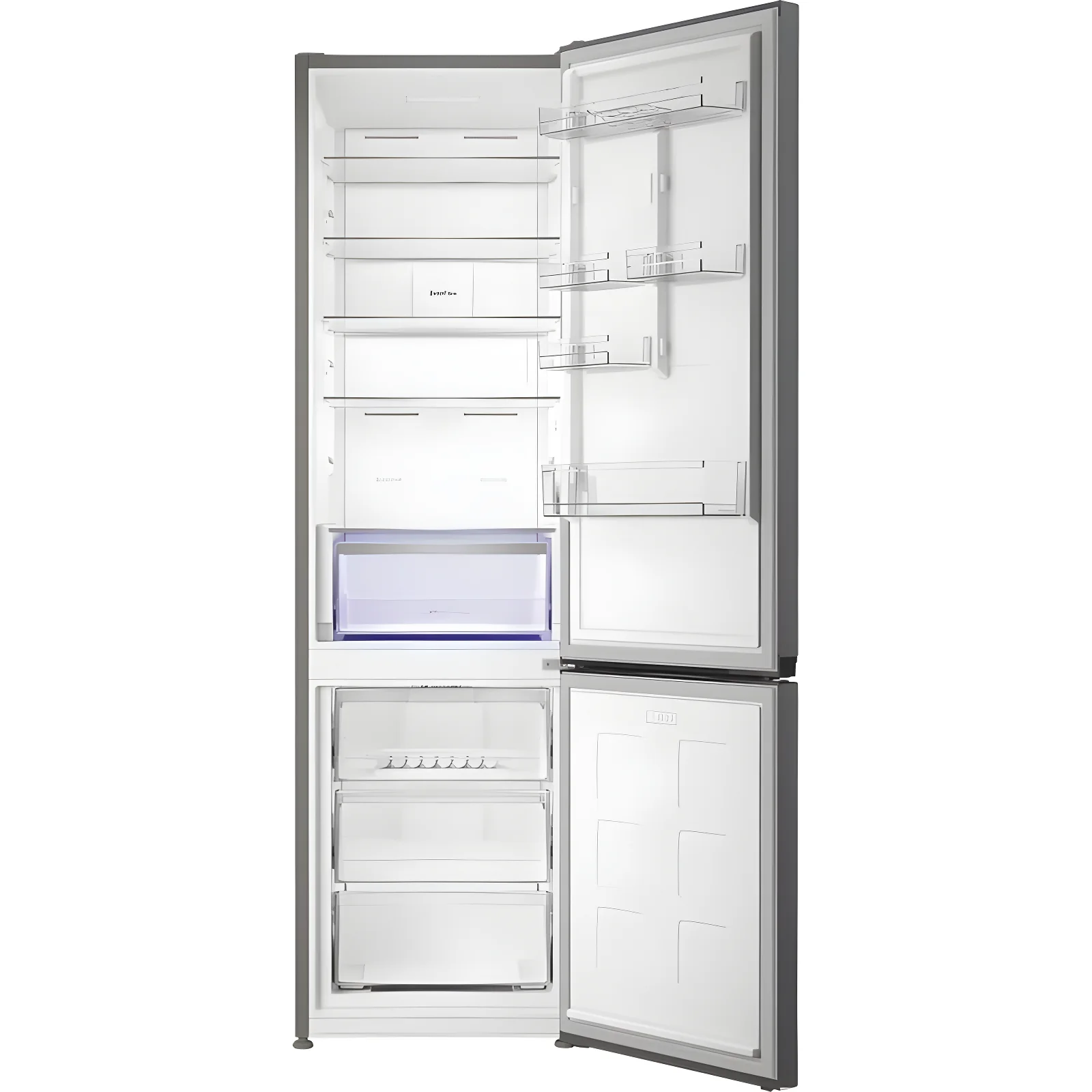 Hotpoint HPK 26411 XP4UK - Brushed Steel 70/30 Fridge Freezer - Dual No Frost - E Energy - Image 3