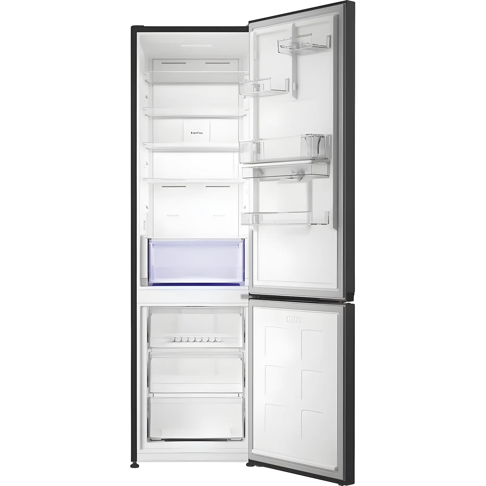 Hotpoint HPK 26411W XR4UK - Black Steel Fridge Freezer - Garage Safe - E Energy - Image 3