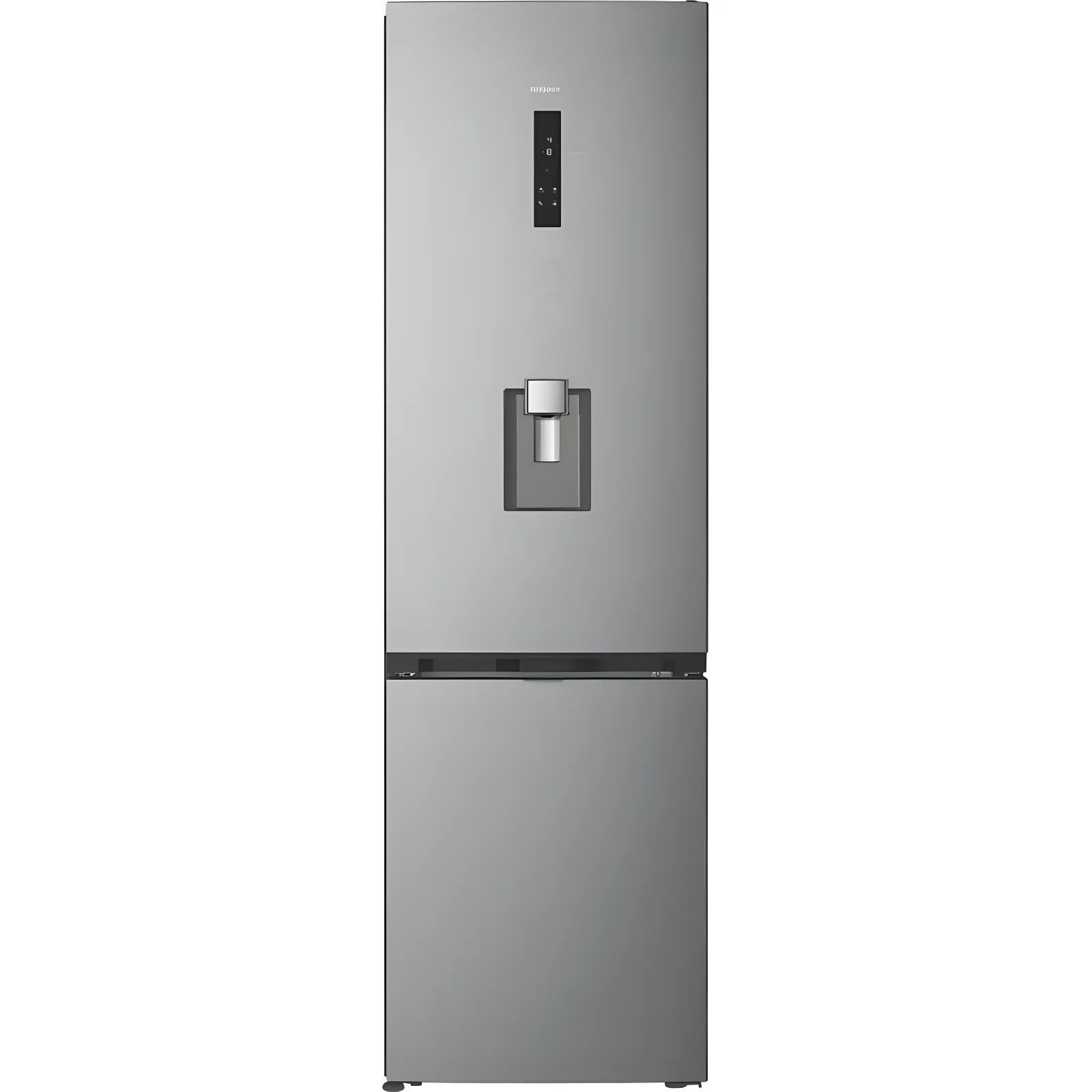 Hotpoint HPK 26412W XP5UK - Brushed Steel 70/30 Fridge Freezer - Garage Safe - Dual No Frost - D Energy