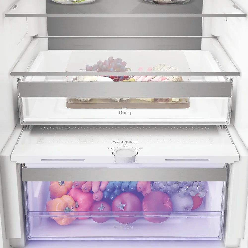 Hotpoint HPK 26412W XP5UK - Brushed Steel 70/30 Fridge Freezer - Garage Safe - Dual No Frost - D Energy - Image 19