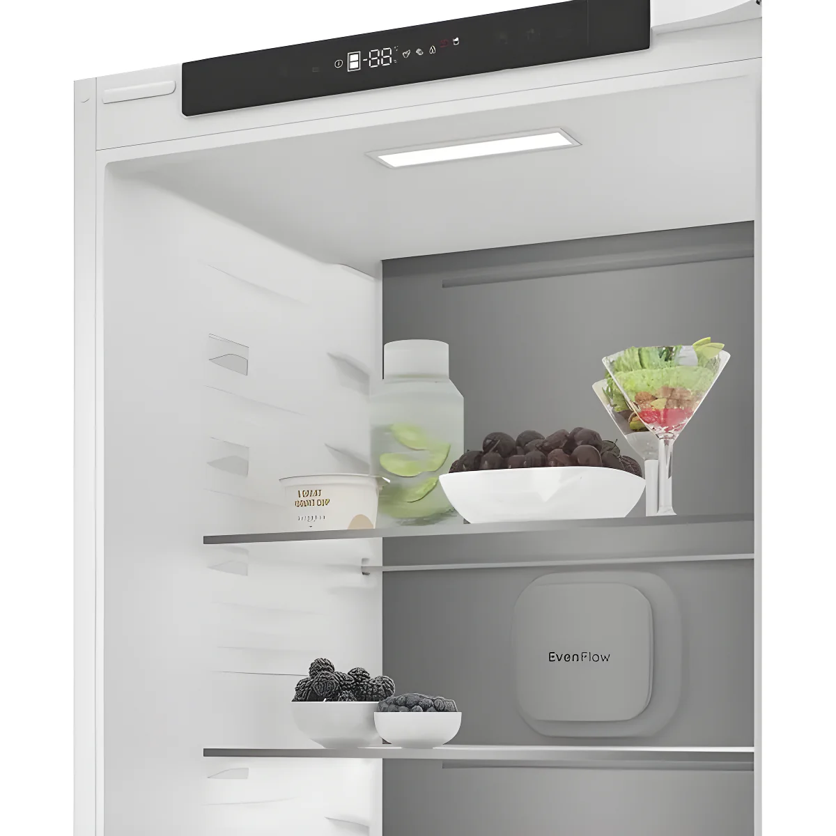Hotpoint HPK2 5322 B4UK - Zinc Metal Integrated Fridge Freezer - 300L - E Energy - Image 3