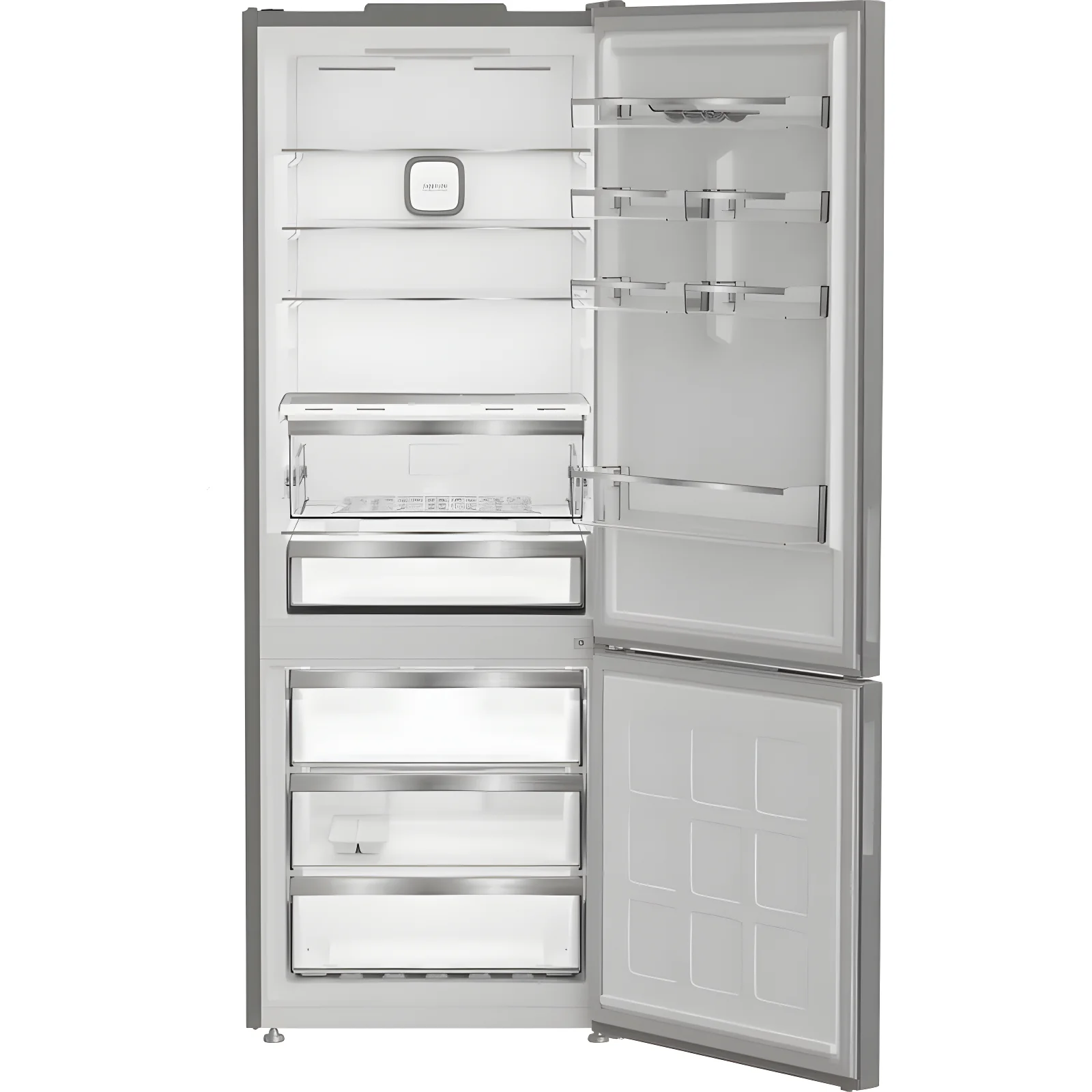 Hotpoint HPK2 6493 XP5UK V - Inox Fridge Freezer - 490L - Dual No Frost - Image 3