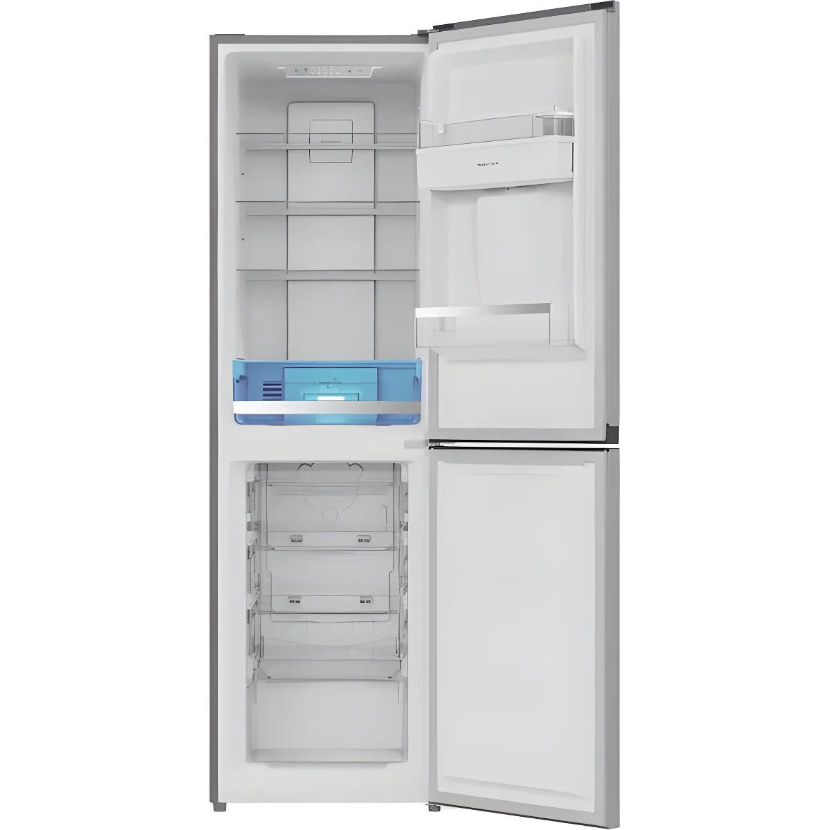 Hotpoint HPKF 3242W XP5UK - Brushed Steel Fridge Freezer - Garage Safe - 50/50 - D Energy - Image 3