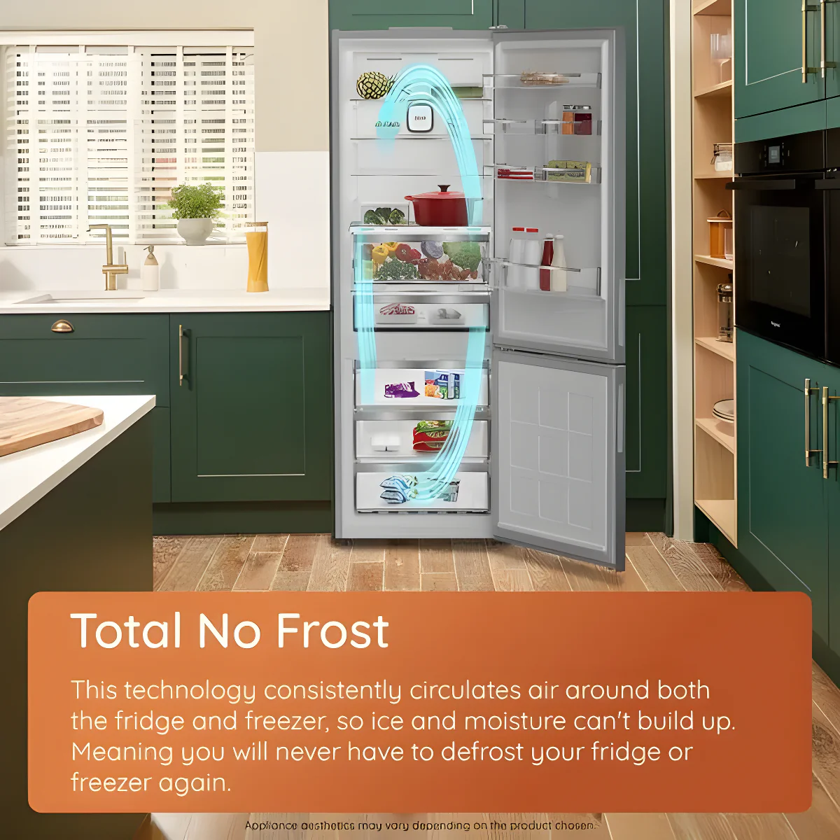 Hotpoint HPKF 3242W XP5UK - Brushed Steel Fridge Freezer - Garage Safe - 50/50 - D Energy - Image 5