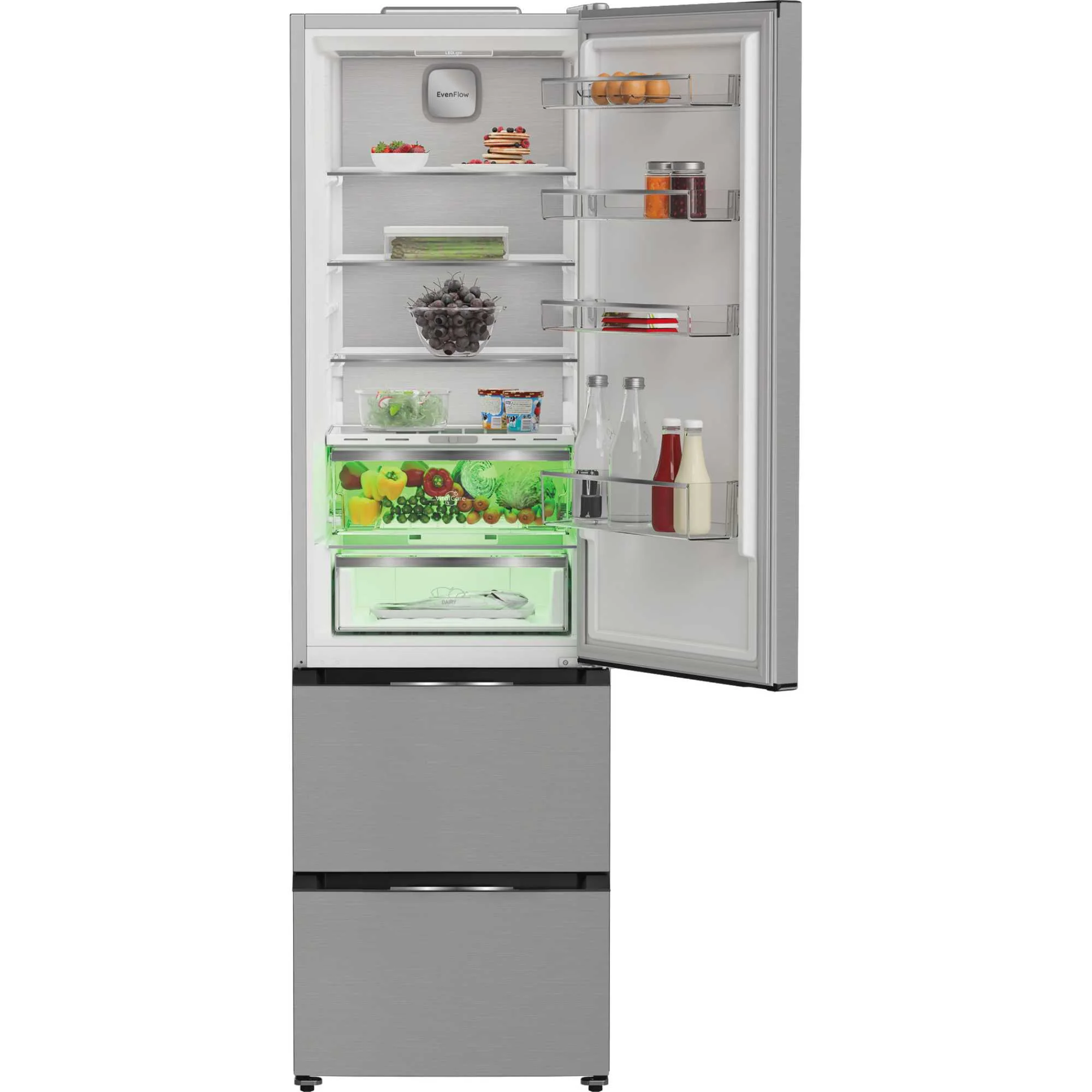 Hotpoint HPKF 5351 XP4UK - Inox Fridge Freezer - 249L/102L - E Energy - Image 3