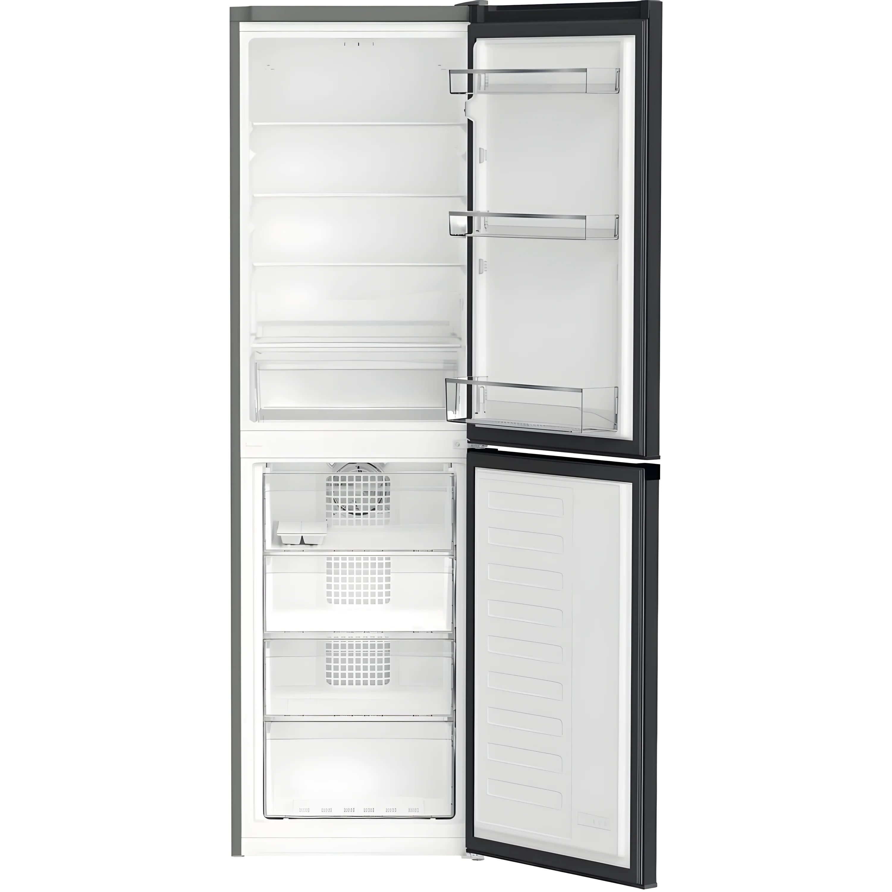 Hotpoint HPKH 1261 XBR4UK - Grey 270L Fridge Freezer - 50/50 Split - E Energy Rating - Image 3