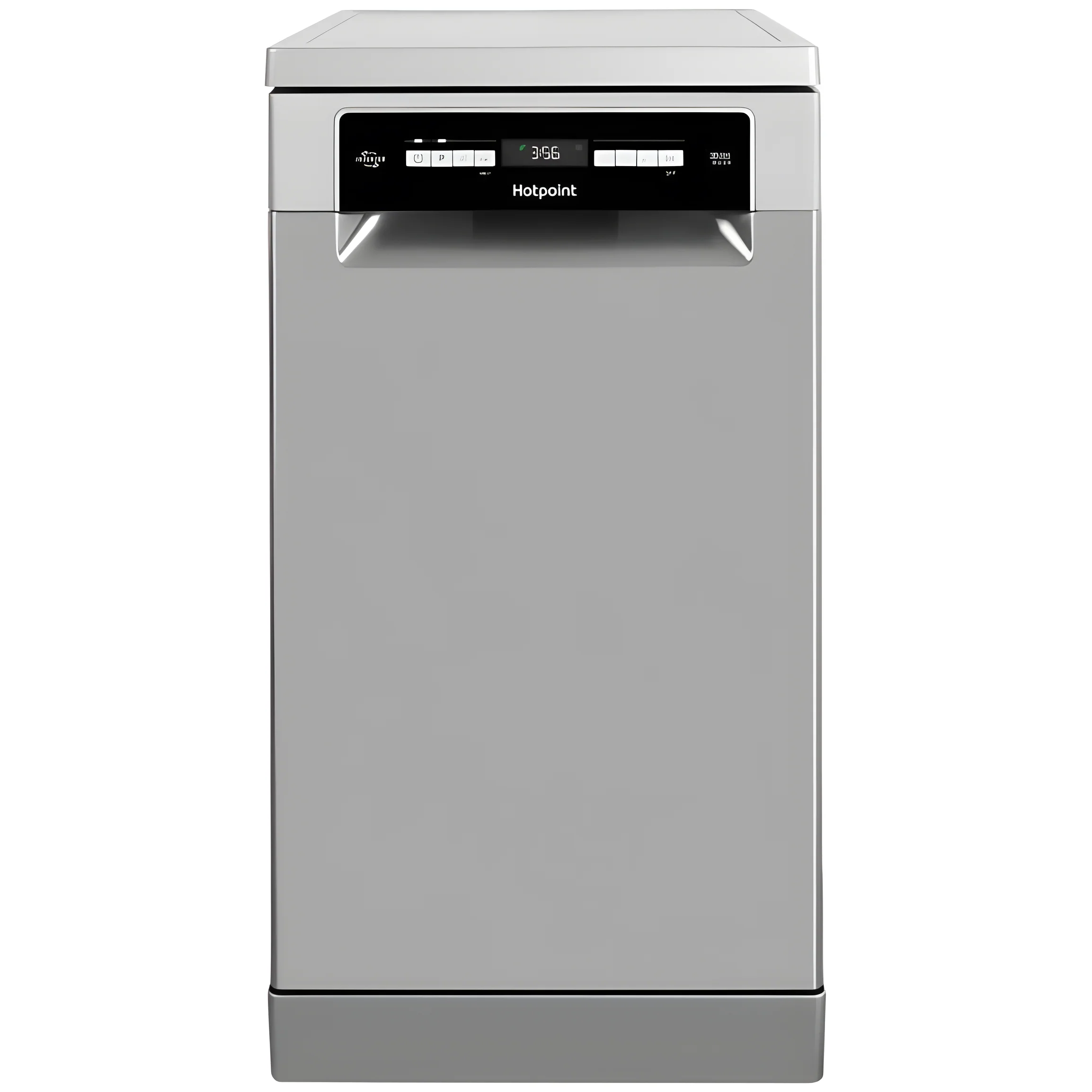 Hotpoint HSFO 3T223 W X UK N - Stainless steel Freestanding Dishwasher - E energy