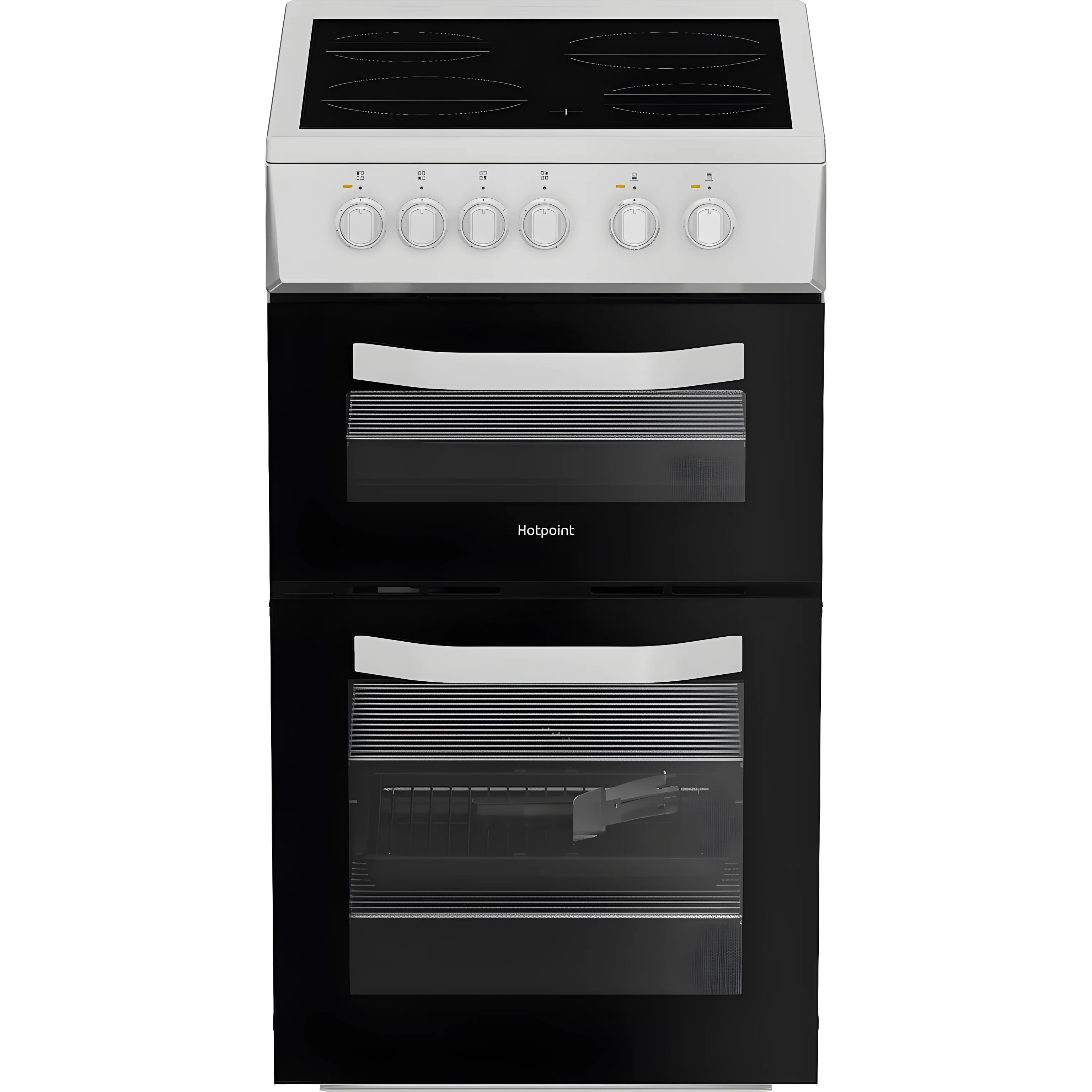 Hotpoint HTE5VCW - White Electric Cooker - 63L Capacity - A Energy Rating