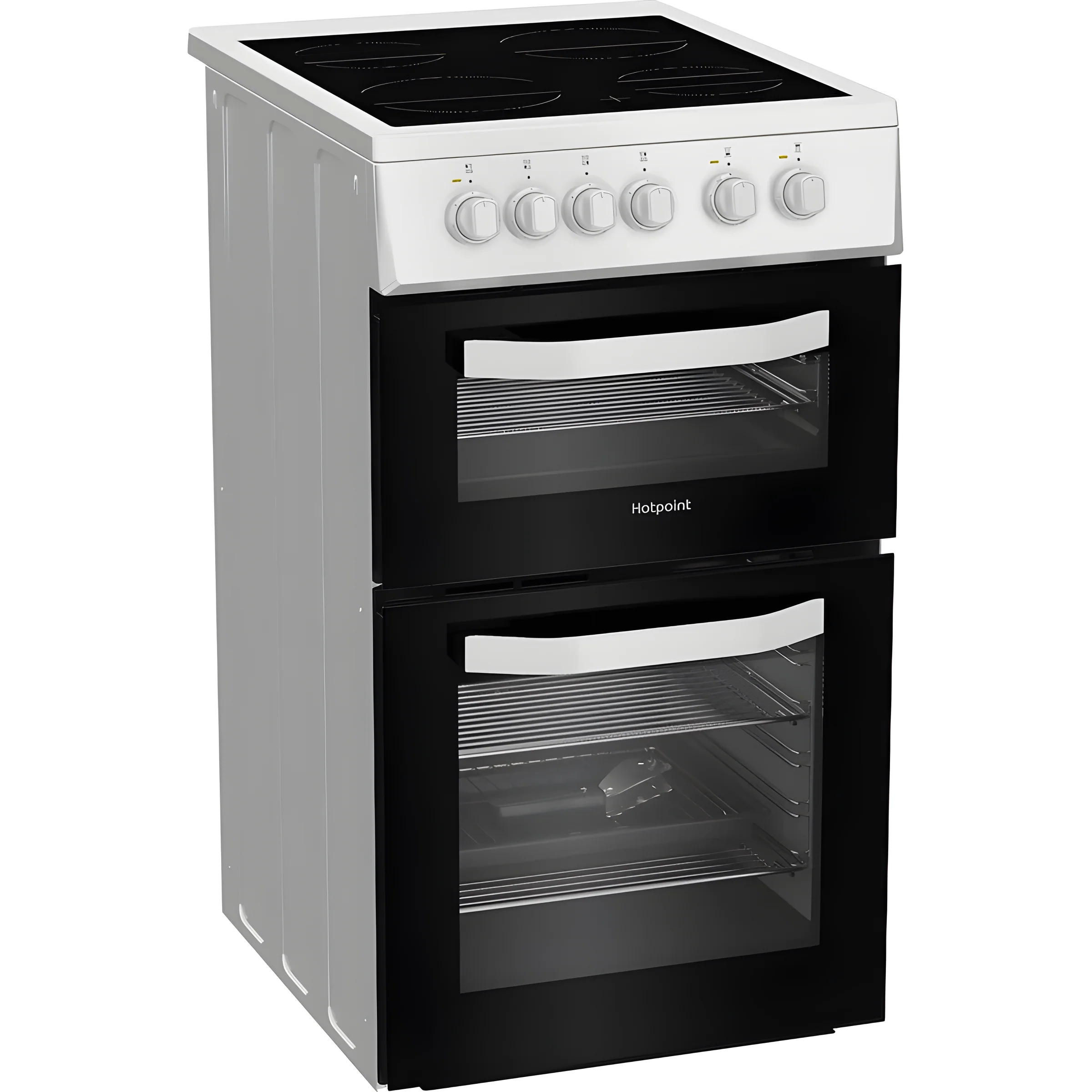Hotpoint HTE5VCW - White Electric Cooker - 63L Capacity - A Energy Rating - Image 2