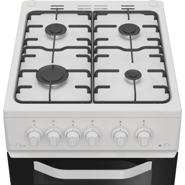 Hotpoint HTG5GCW - White Twin cavity Gas Cooker - 59L - A+ Energy - Image 5