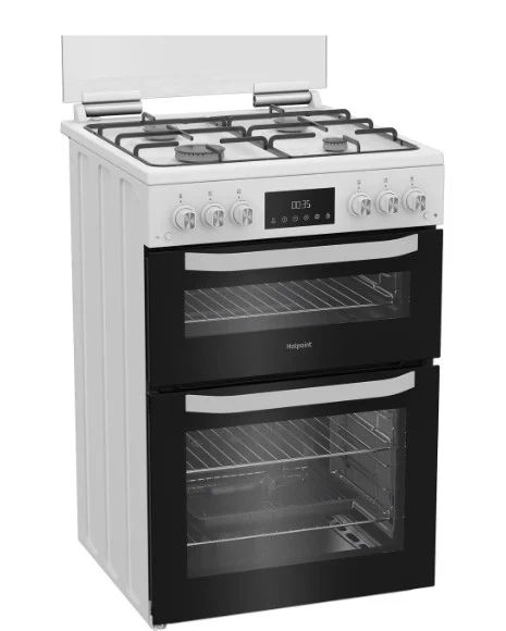 Hotpoint HTG6GDCW - White Gas Cooker - 78L Capacity - A+ Energy - Image 3