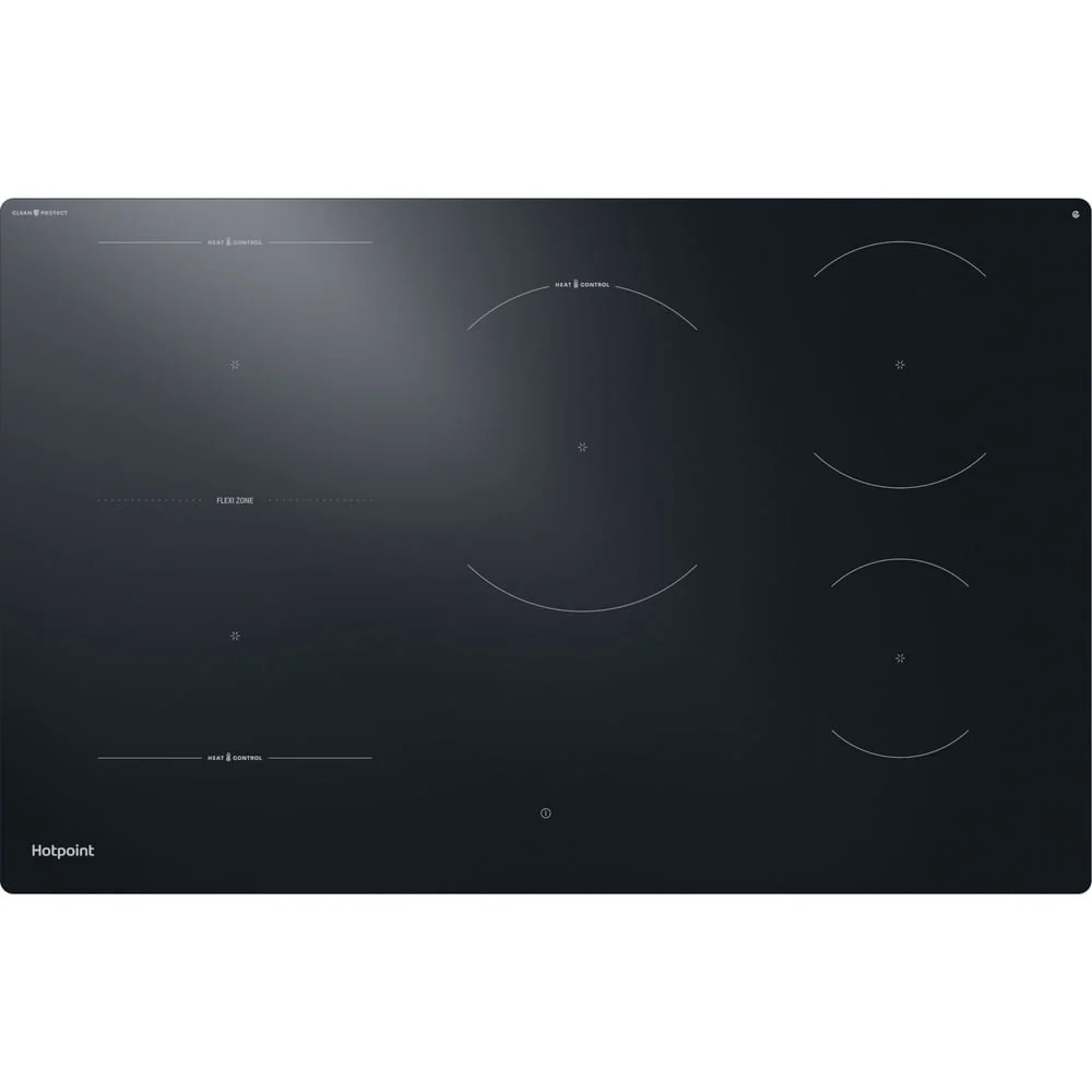 Hotpoint HTX8017DCF2 - Black 80cm Induction Hob - 5 Cooking Zones