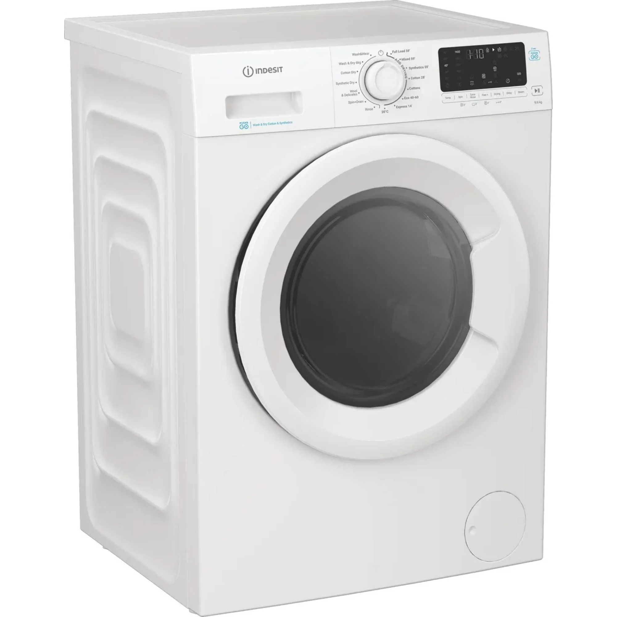 Hotpoint IDP 9646 PUSH&GO UK - White 9KG/6KG Washer Dryer - 1400 RPM - D Energy - Image 3