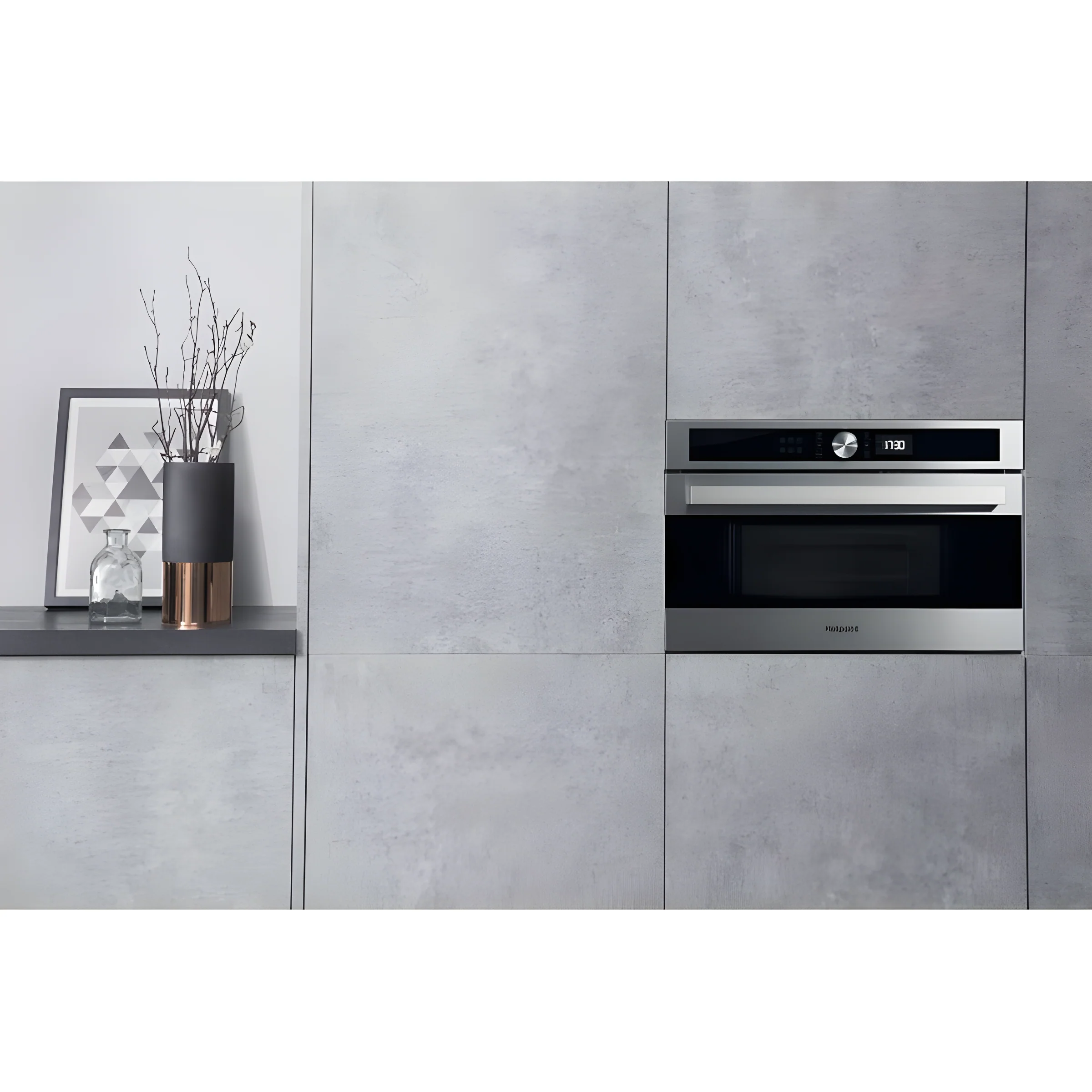 Hotpoint MD 554 IX H - Stainless Steel Built-in Microwave - 31L - 1000W - Image 4
