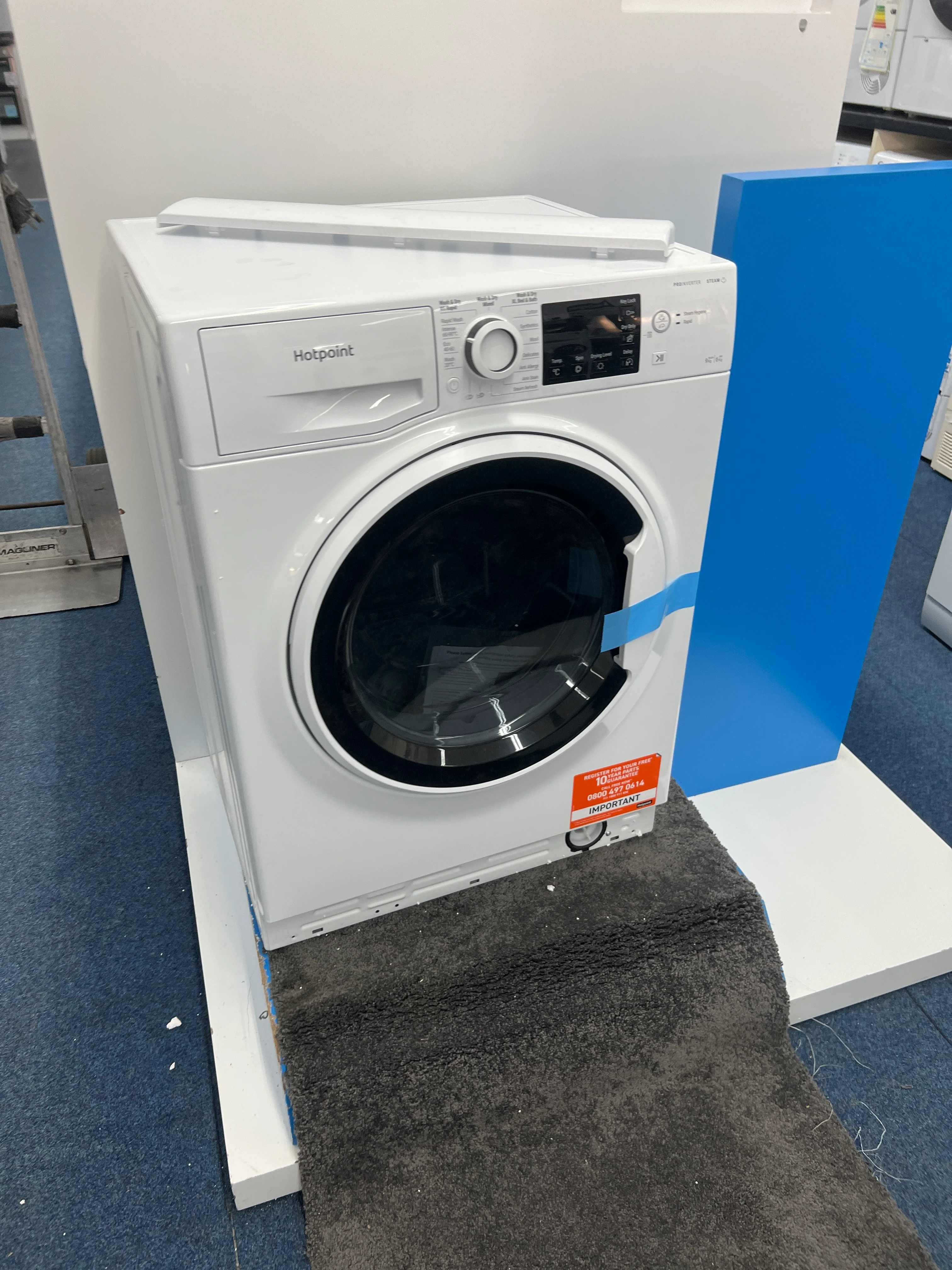 Hotpoint NDB 9635 W UK - White 9KG/6KG Washer Dryer - 1400 RPM - D energy - Unboxed
