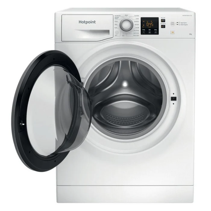 Hotpoint NSWE846WSUK - White 8KG Washing Machine - 1400 RPM - A energy - Image 2