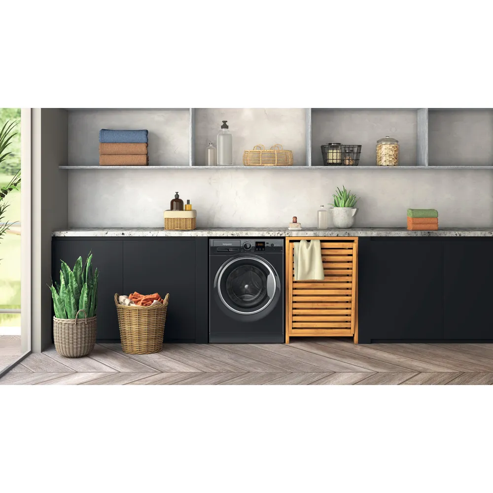 Hotpoint NSWF 946 BS UK - Black 9KG Washing Machine - 1400 RPM - A energy - Image 4