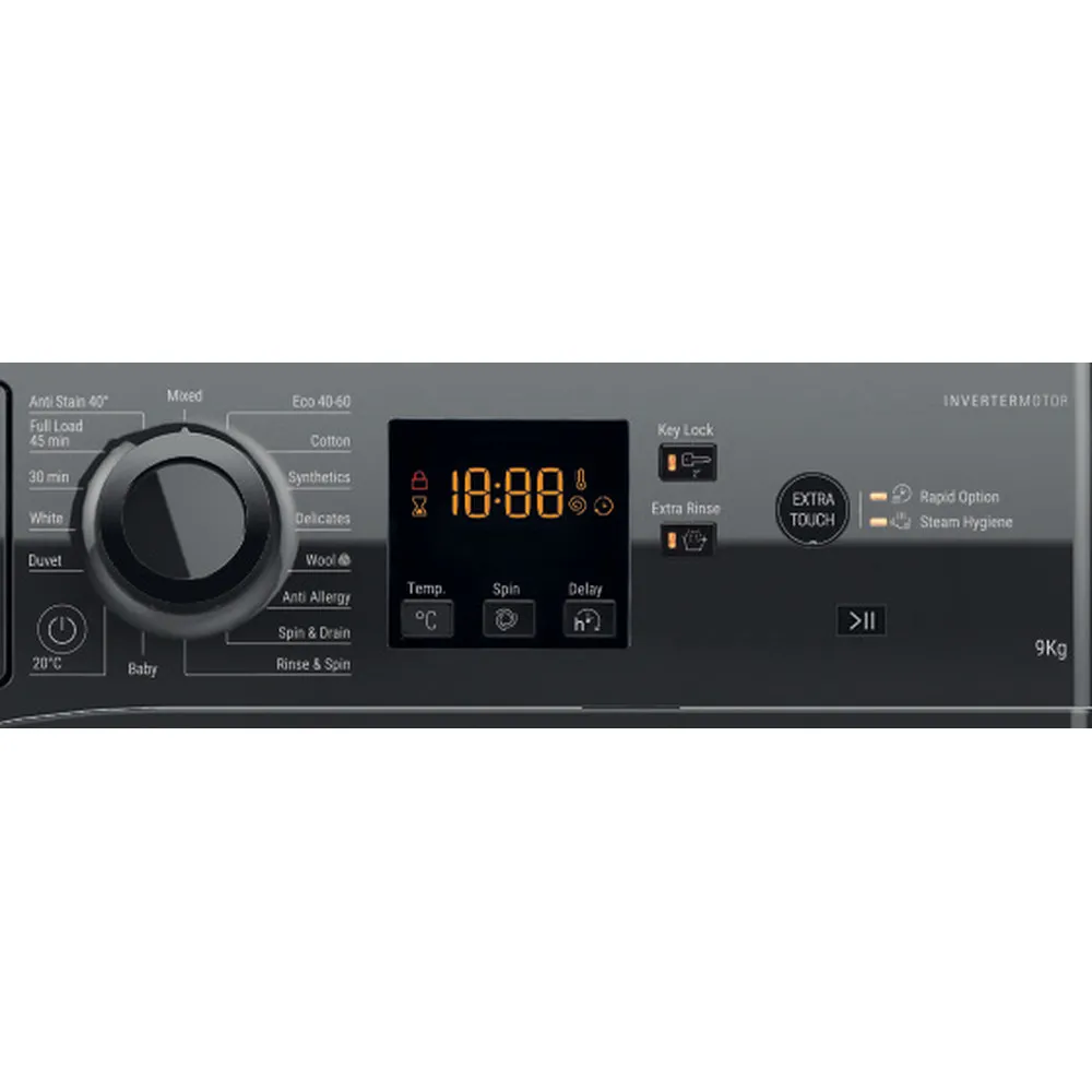 Hotpoint NSWF 946 BS UK - Black 9KG Washing Machine - 1400 RPM - A energy - Image 7