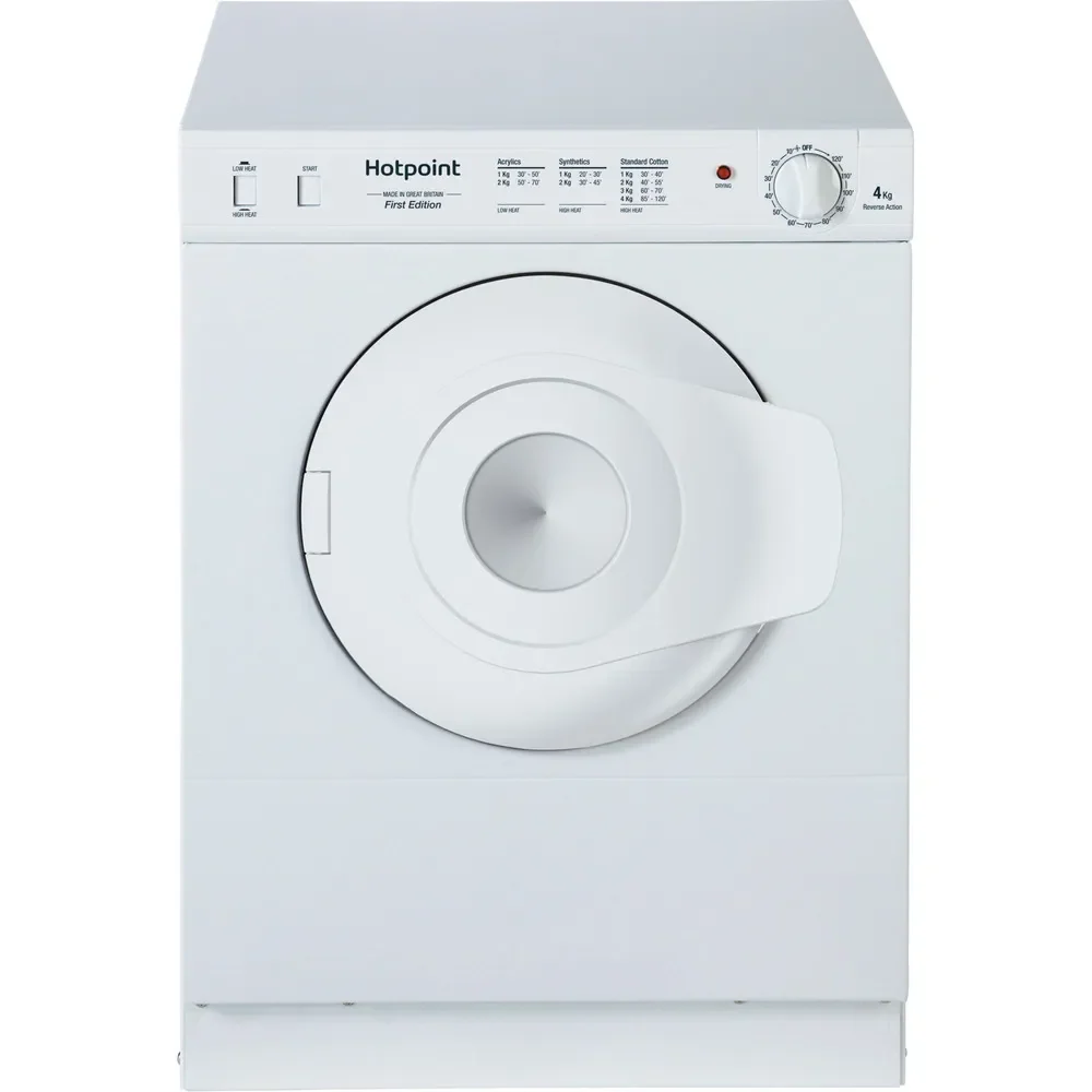 Hotpoint NV4D 01 P (UK) - White 4KG Vented Dryer - C energy
