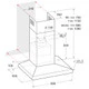 Hotpoint PHC6.7FLBIX - Stainless Steel 60cm Chimney Cooker Hood - 713 m³/h Extraction - B Energy Rating - Image 2