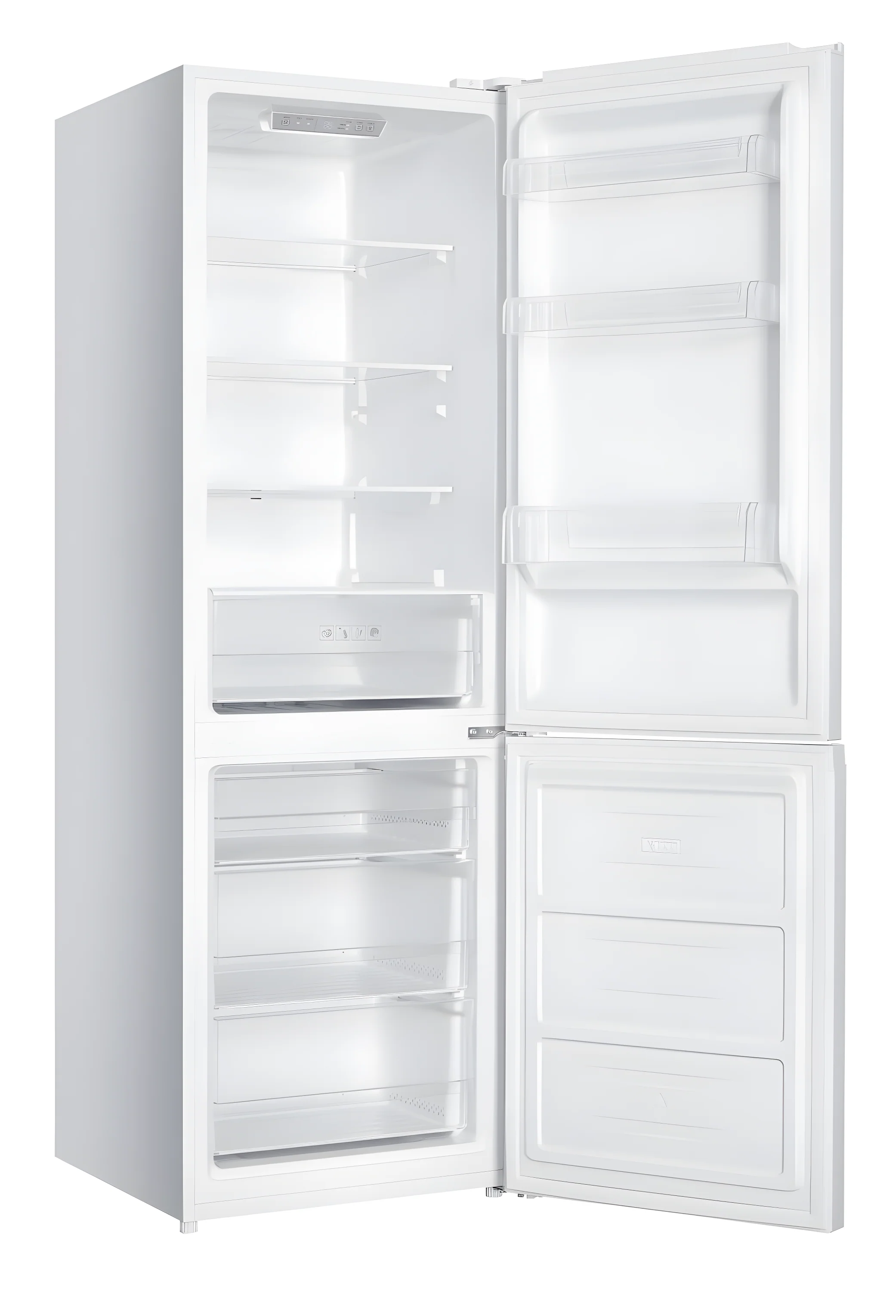 IceKing IK400WH - White Fridge Freezer - 400L Total No Frost - E Energy - Image 2
